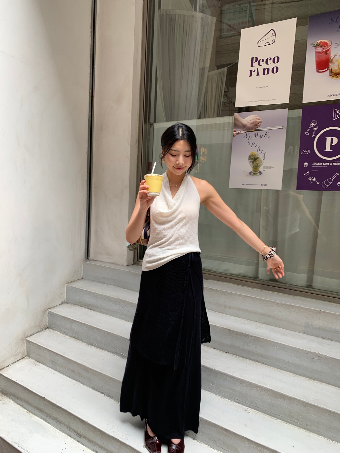 𝐀𝐩𝐫✨ Flow Line Maxi Skirt