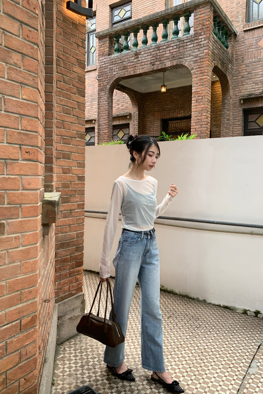 𝐒𝐞𝐩🇰🇷 Azure Straight Denim