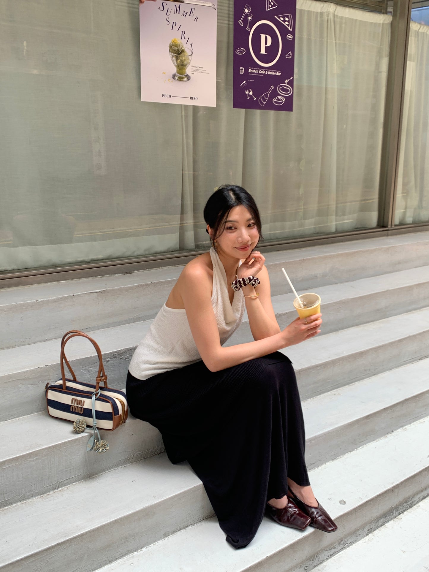 𝐀𝐩𝐫✨ Flow Line Maxi Skirt