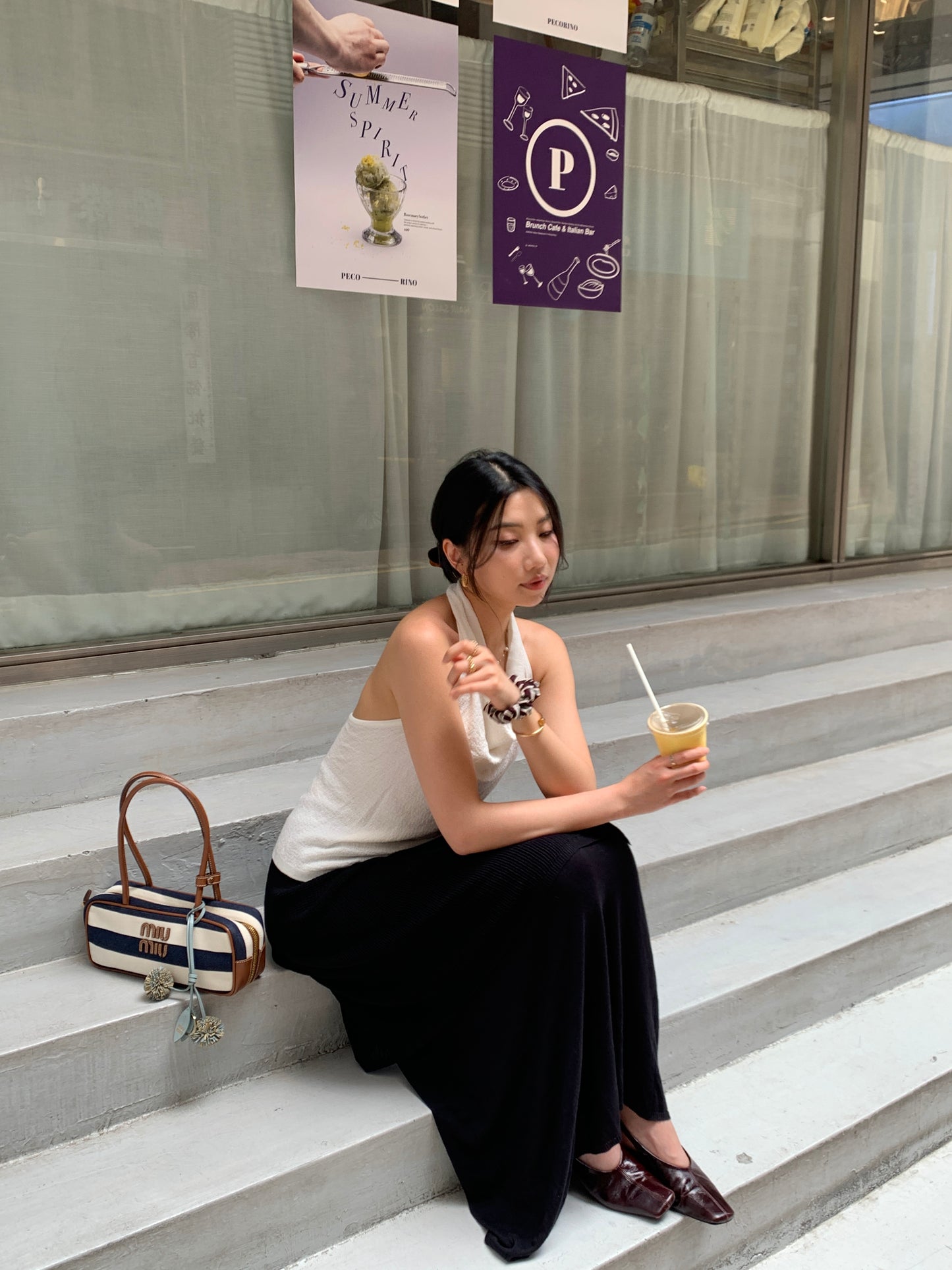 𝐀𝐩𝐫✨ Drape Halter Top