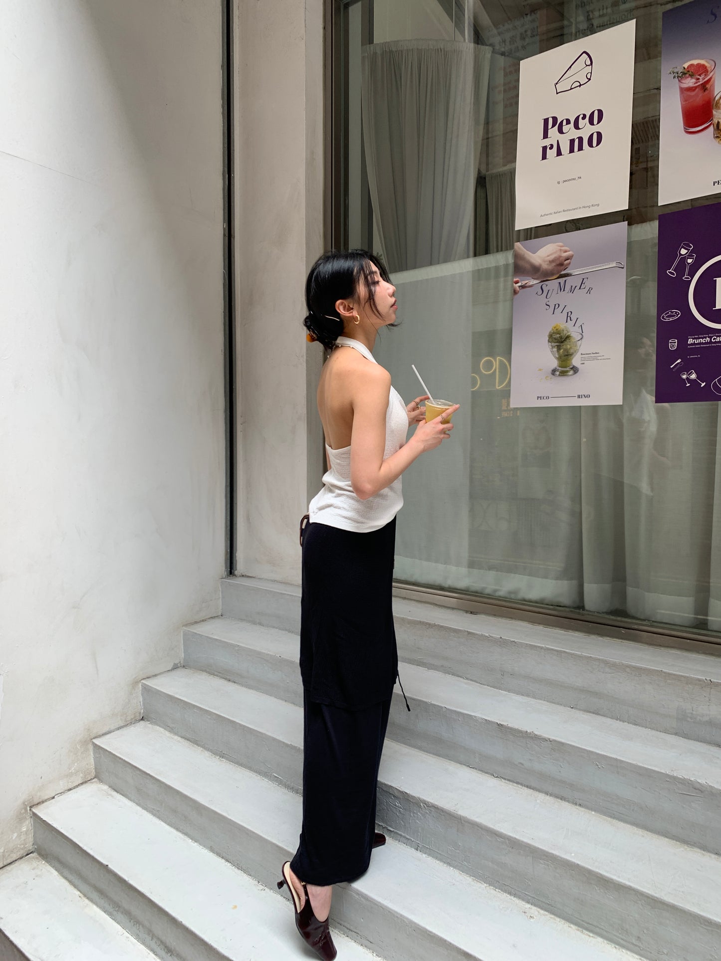 𝐀𝐩𝐫✨ Drape Halter Top