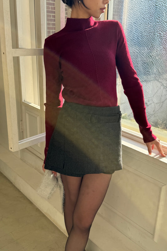 𝐍𝐨𝐯🇰🇷 Belted Layer Wool100 Shorts