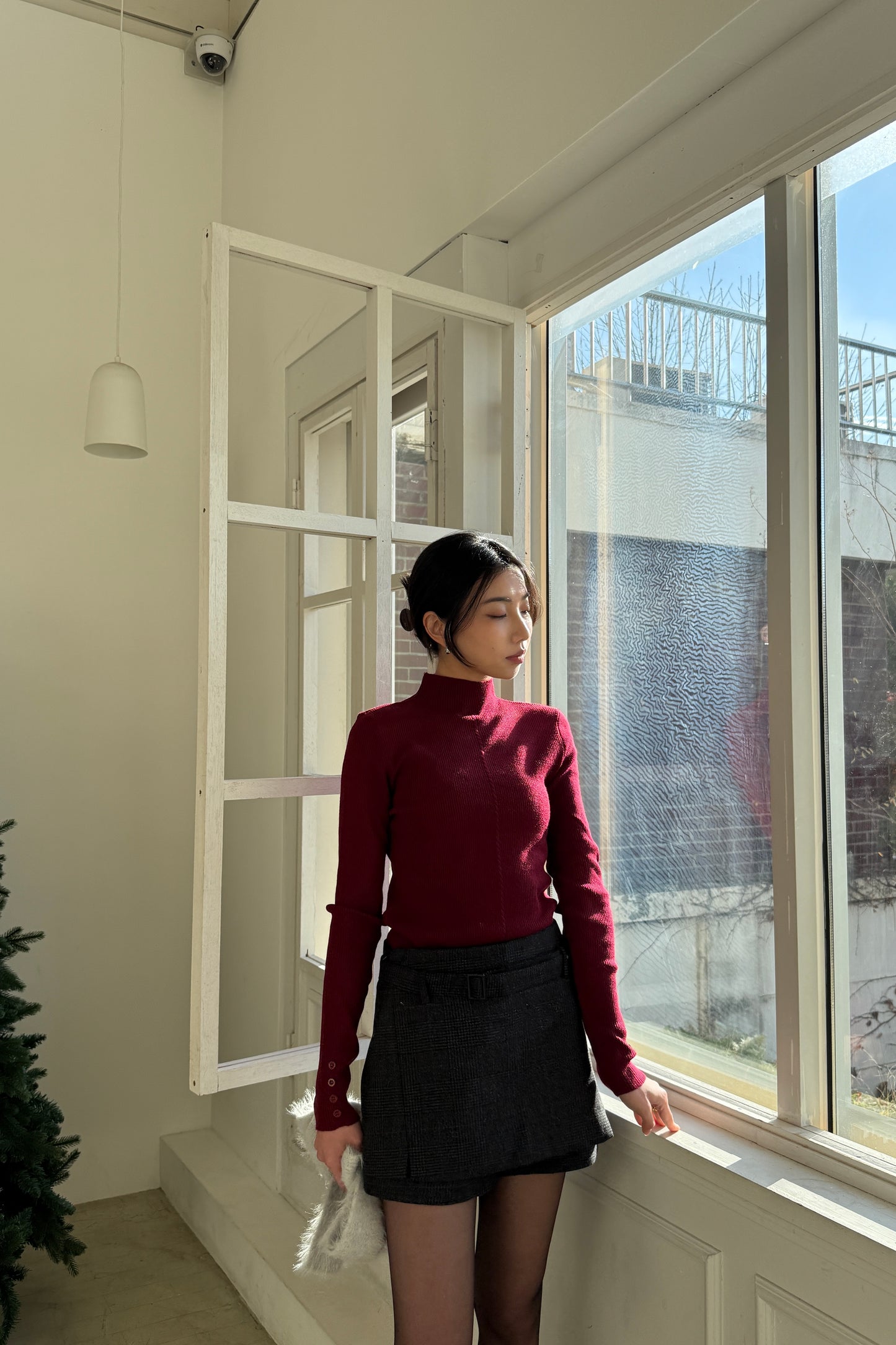 𝐍𝐨𝐯🇰🇷 Belted Layer Wool100 Shorts