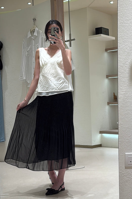 𝐉𝐮𝐥  Muse Pleats Skirt