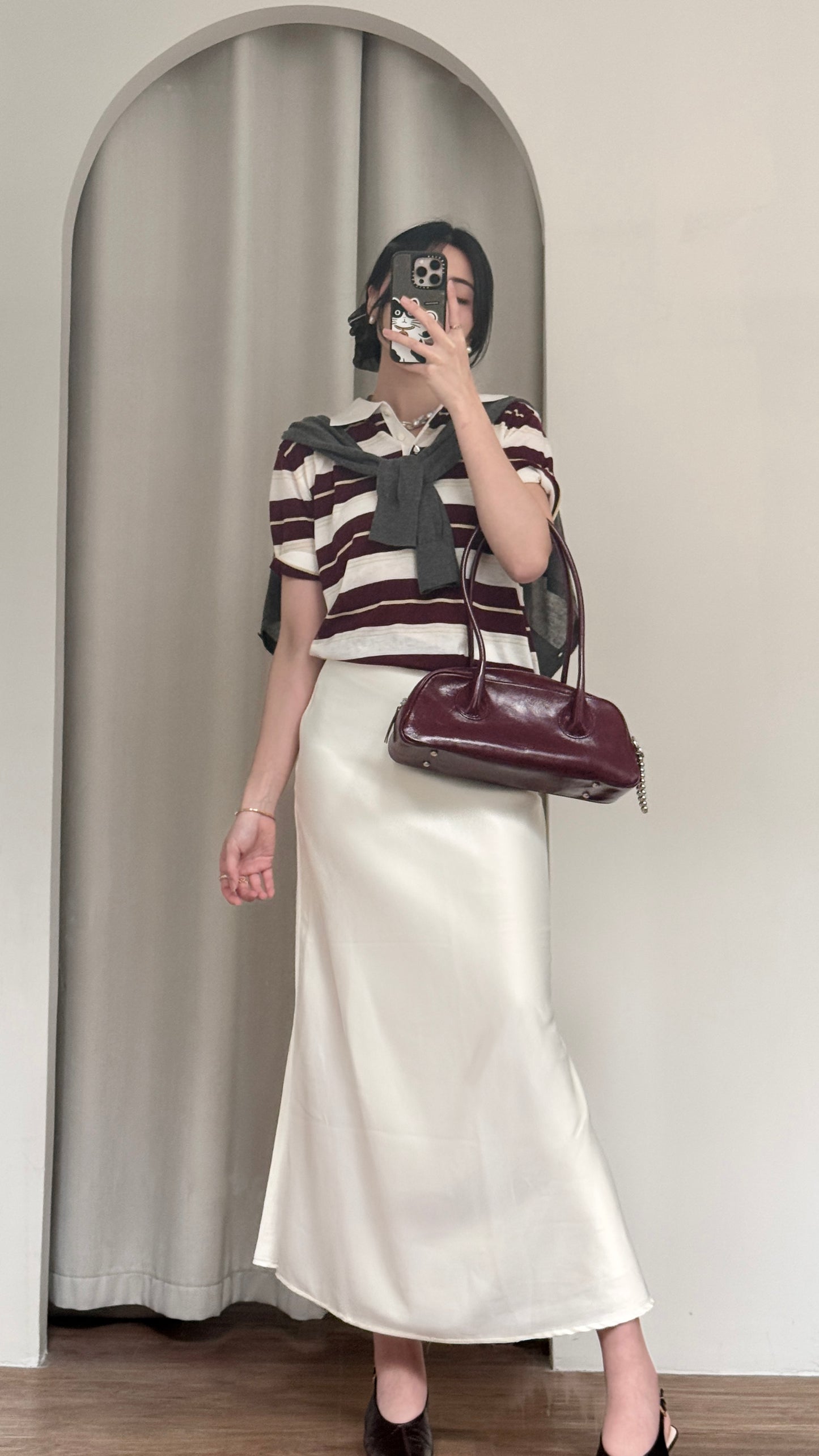 𝐀𝐩𝐫✨ Veil Midi Skirt