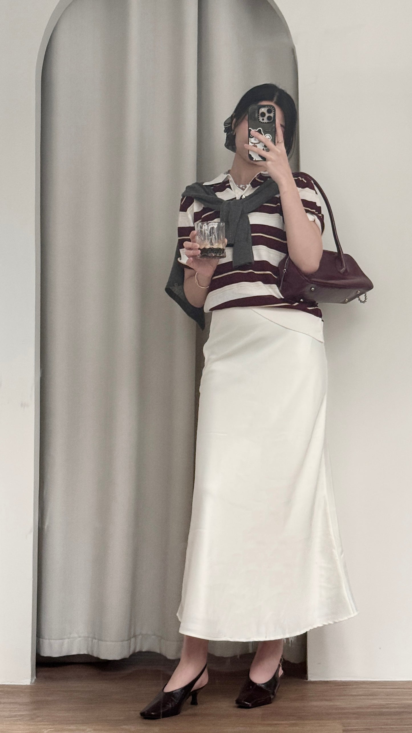 𝐀𝐩𝐫✨ Veil Midi Skirt