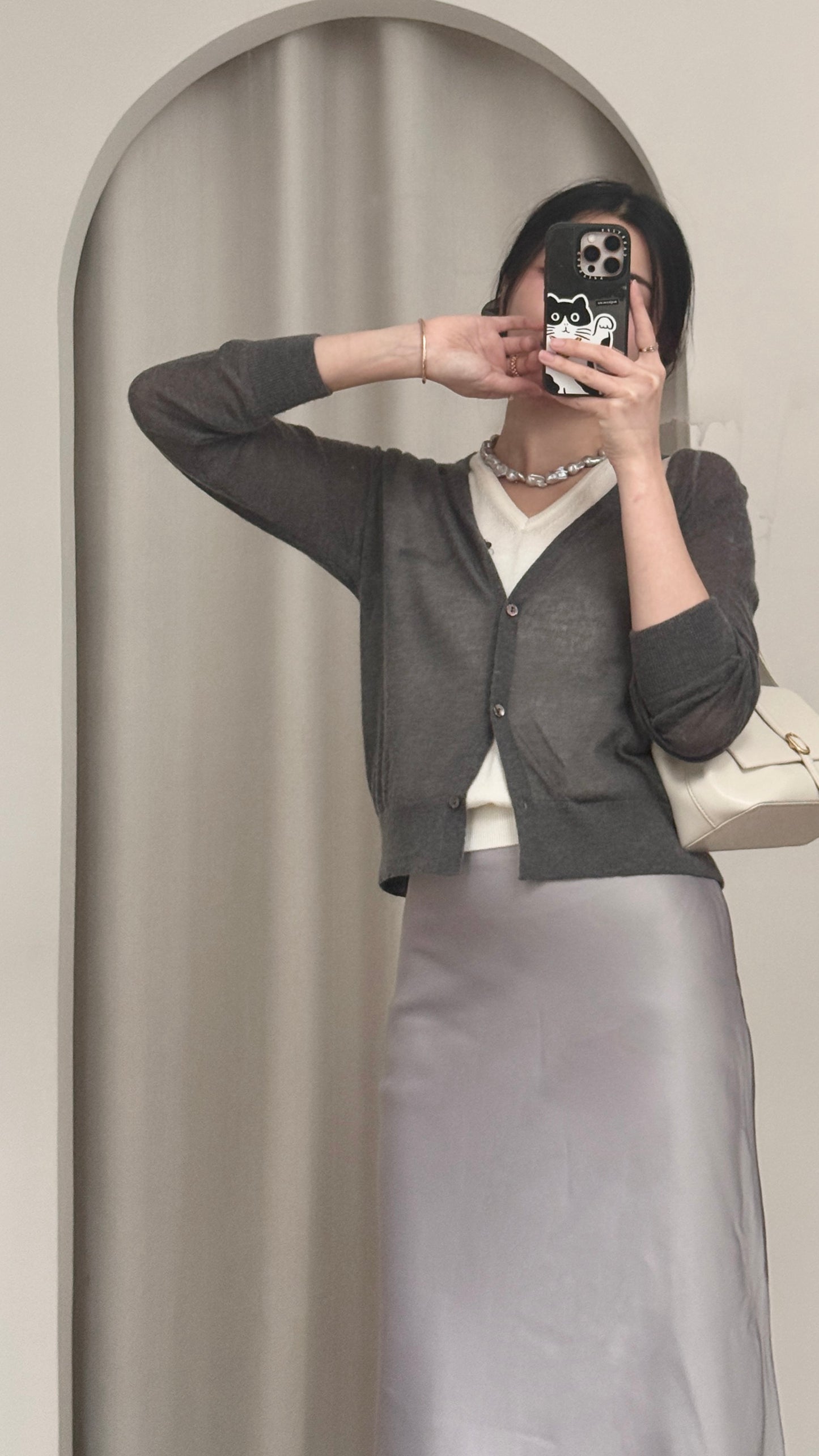 𝐀𝐩𝐫✨ Veil Midi Skirt