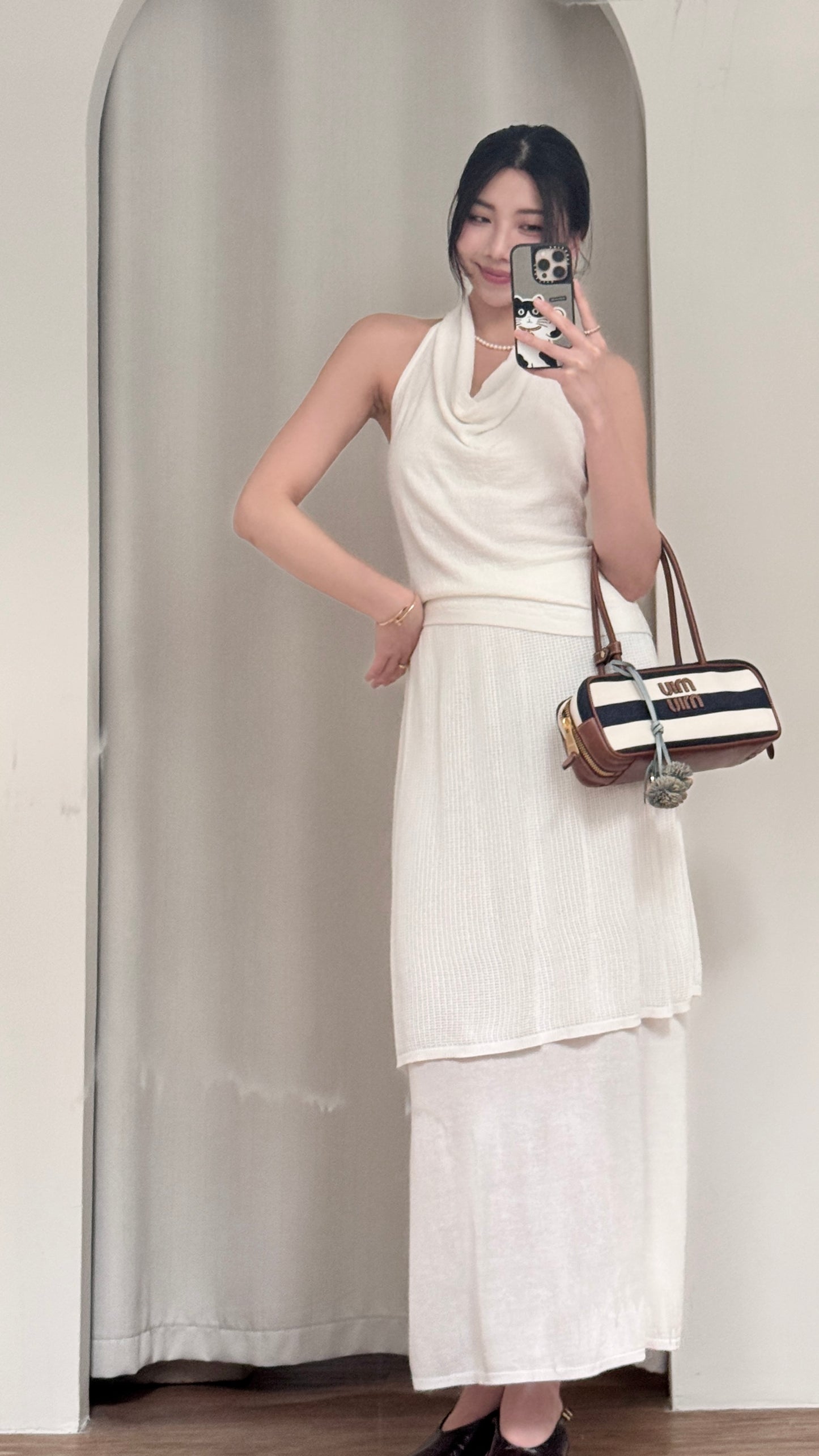 𝐀𝐩𝐫✨ Flow Line Maxi Skirt