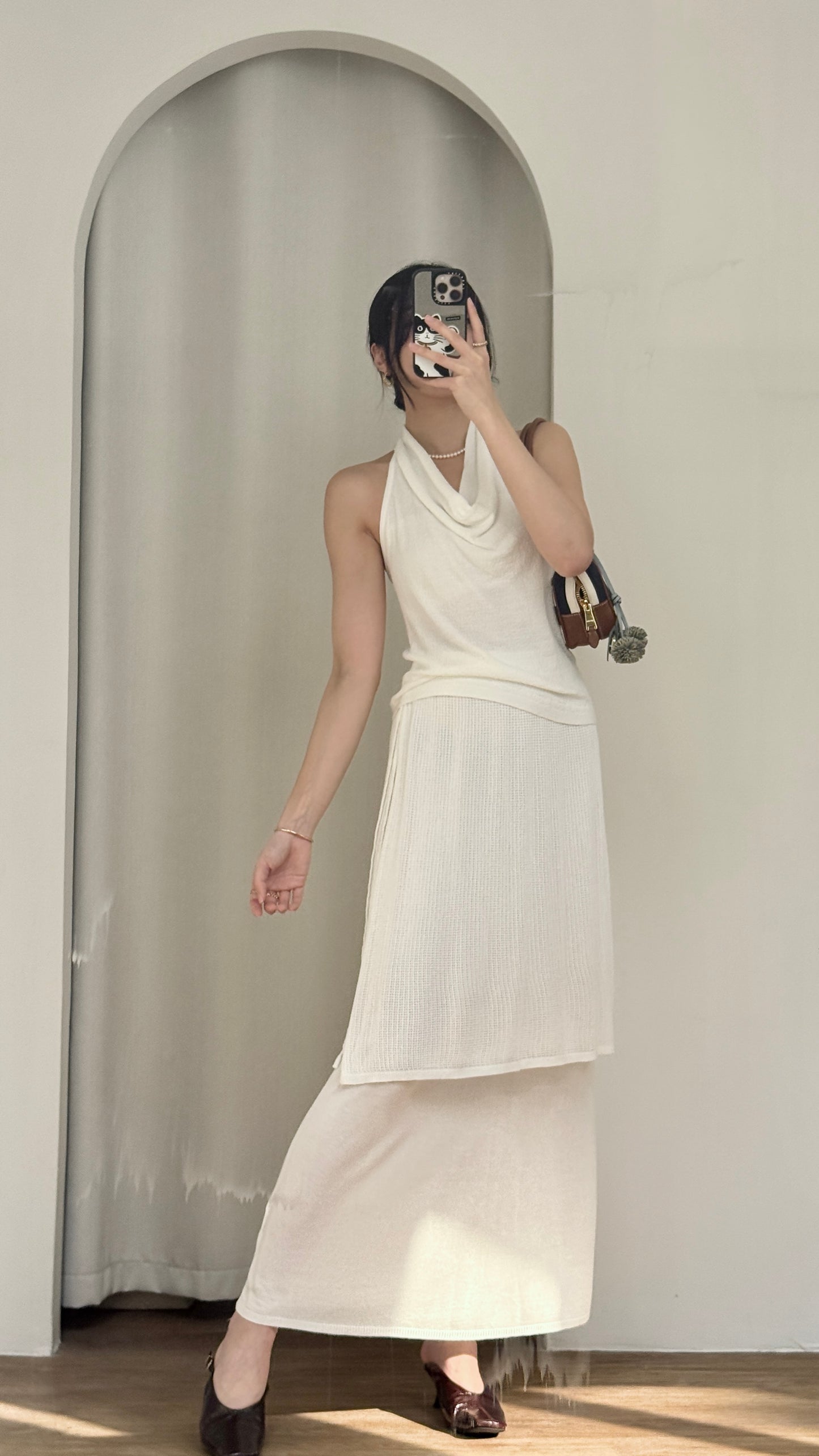 𝐀𝐩𝐫✨ Flow Line Maxi Skirt