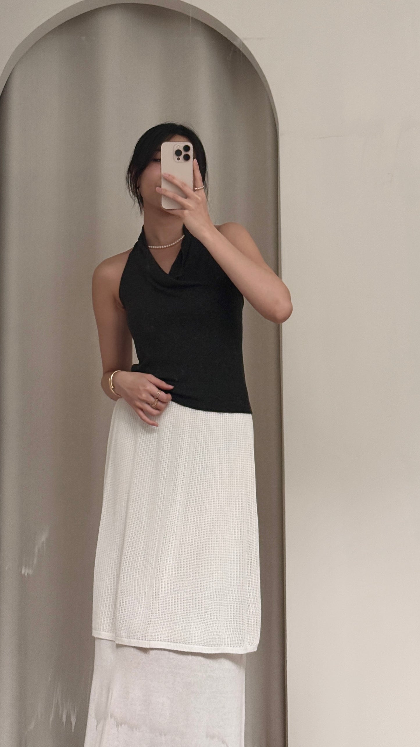 𝐀𝐩𝐫✨ Drape Halter Top