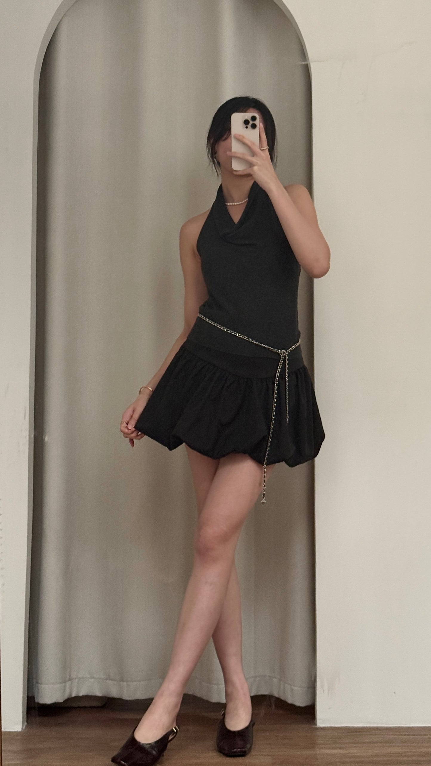 𝐀𝐩𝐫✨ Volume Bubble Skort