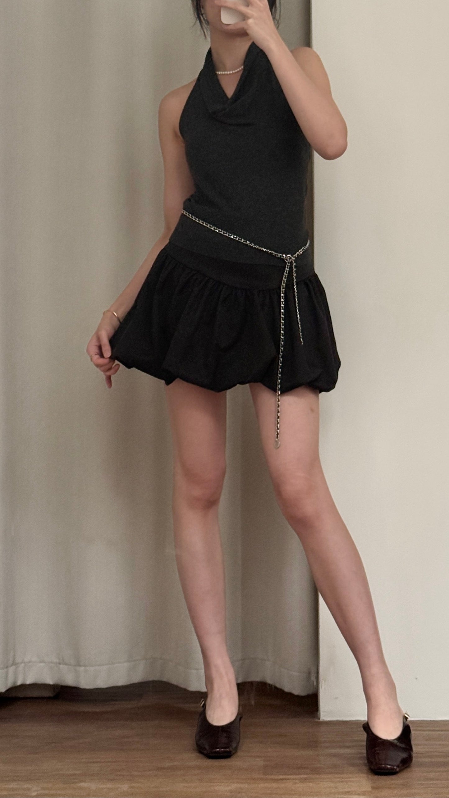 𝐀𝐩𝐫✨ Volume Bubble Skort