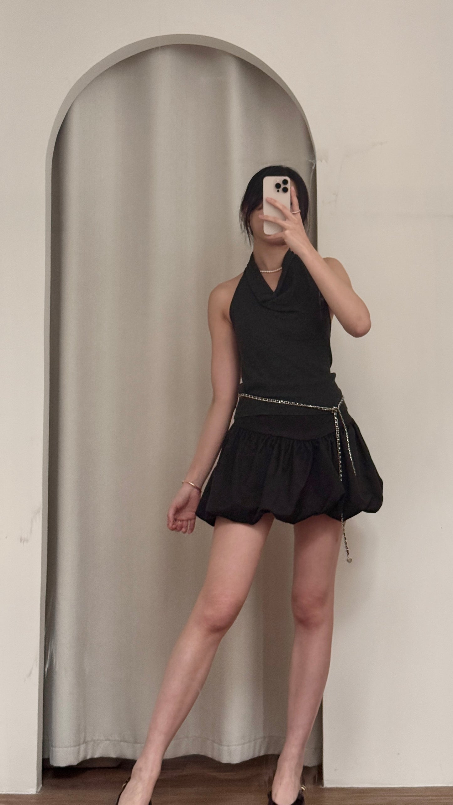 𝐀𝐩𝐫✨ Volume Bubble Skort