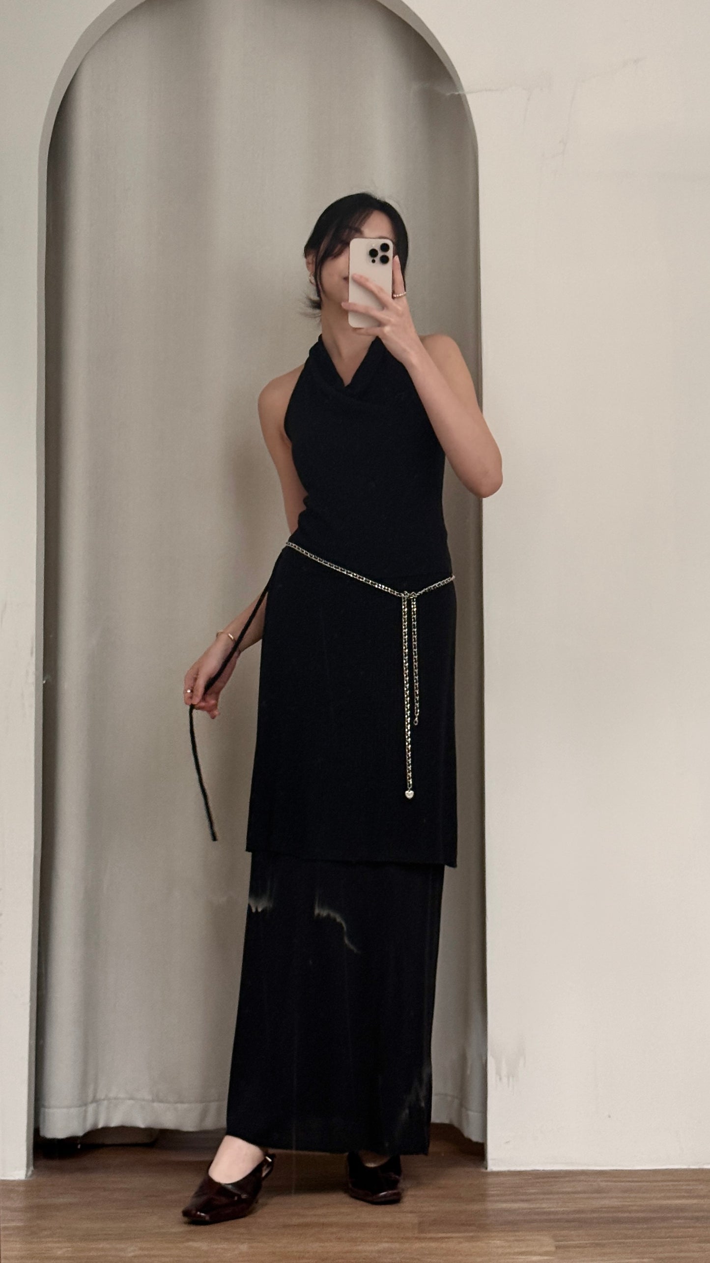 𝐀𝐩𝐫✨ Flow Line Maxi Skirt