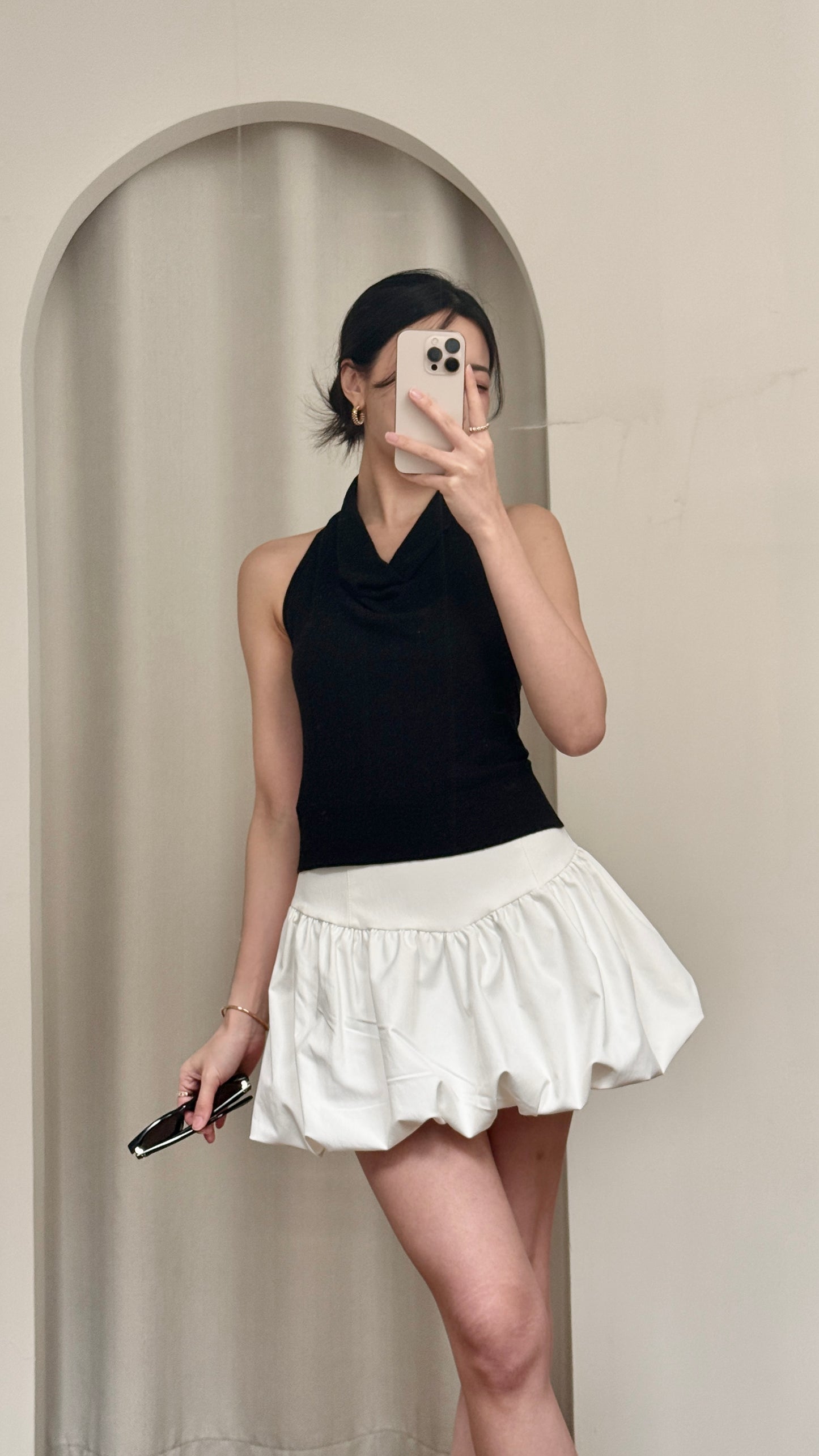 𝐀𝐩𝐫✨ Volume Bubble Skort