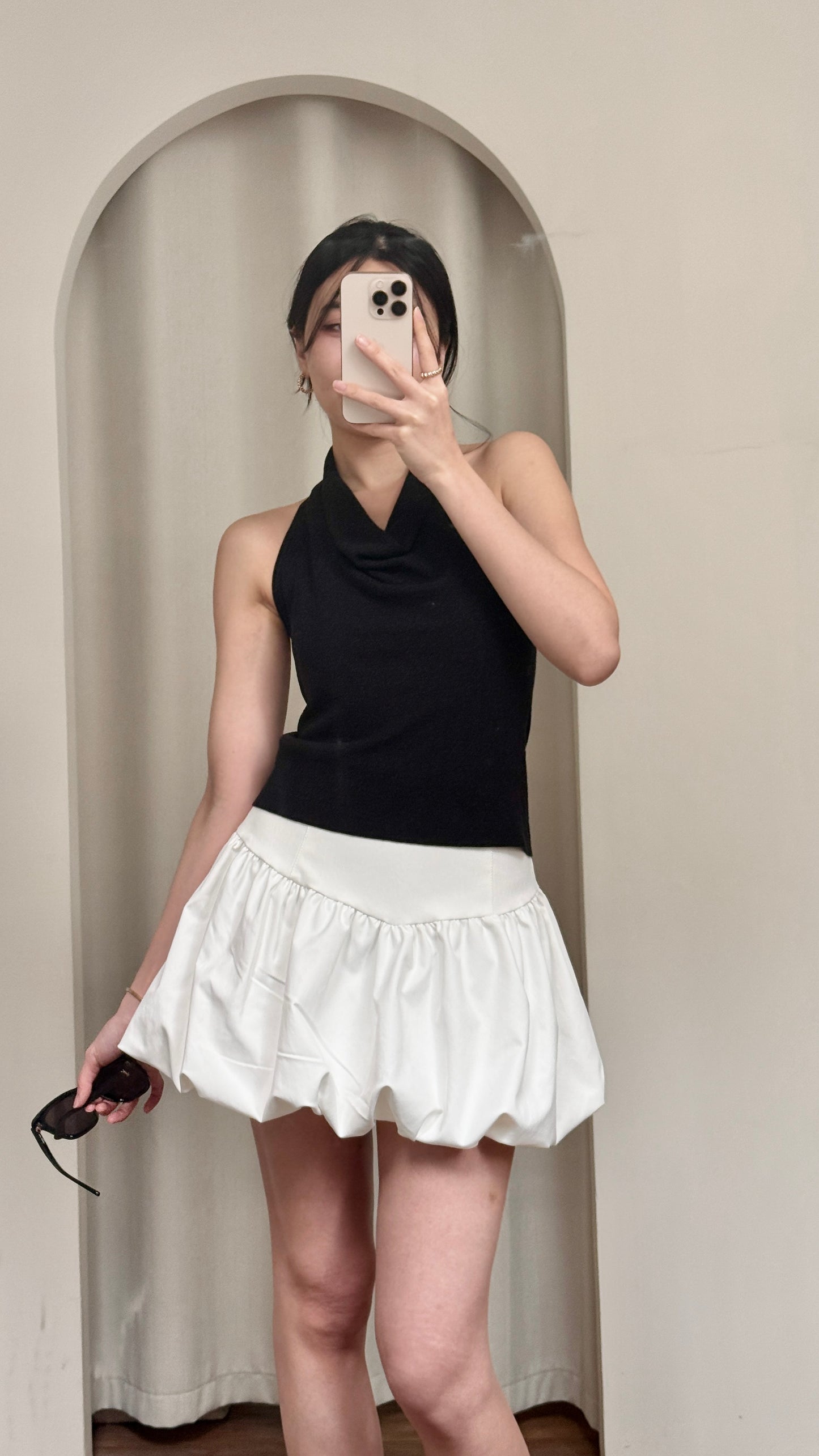 𝐀𝐩𝐫✨ Drape Halter Top