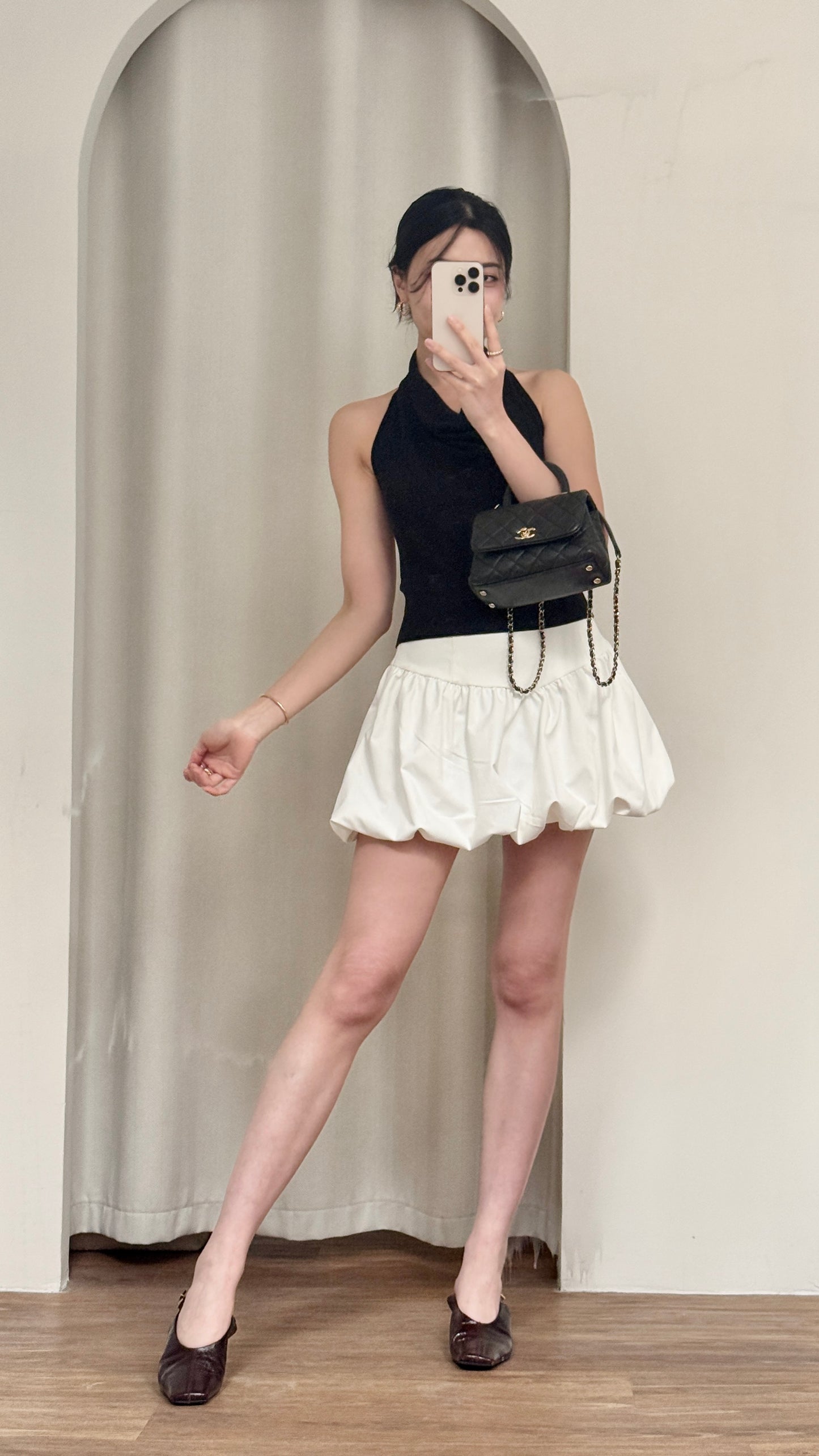 𝐀𝐩𝐫✨ Volume Bubble Skort