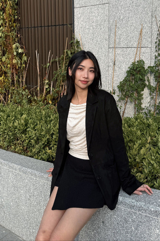 𝐍𝐨𝐯🇰🇷 【Kedi Made】 Suede Blazer ᵇᵉˢᵗ ⁱᵗᵉᵐ