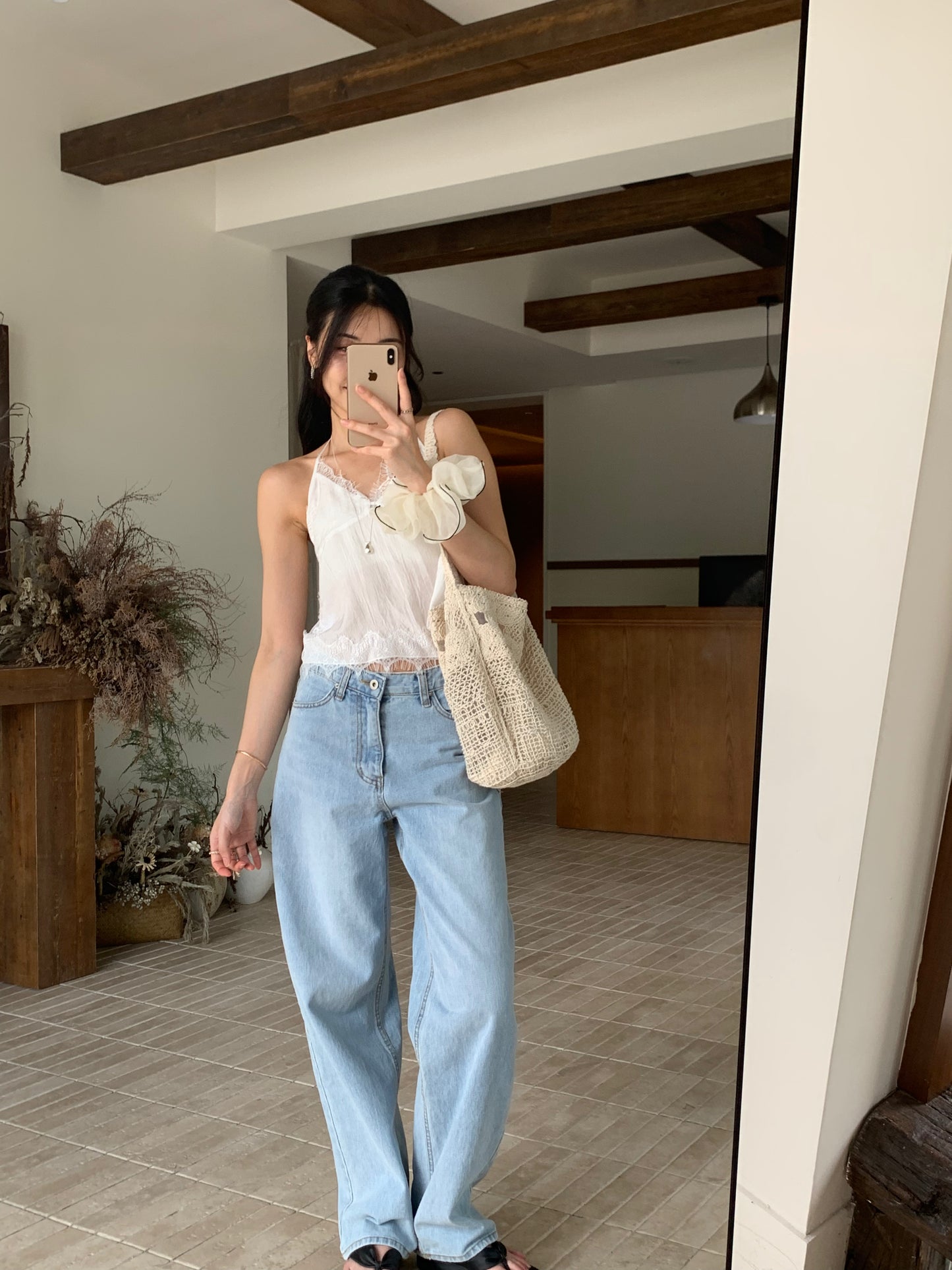 𝐉𝐮𝐧 Woven Bloom Bag