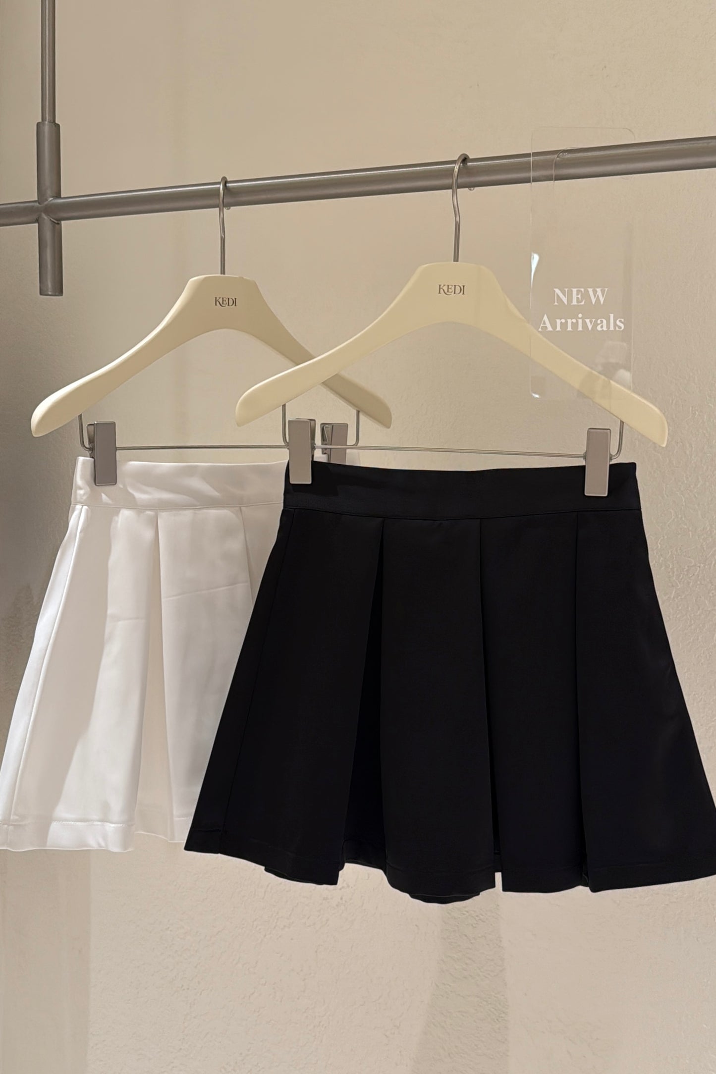𝐀𝐮𝐭 Satin Prep Skirt