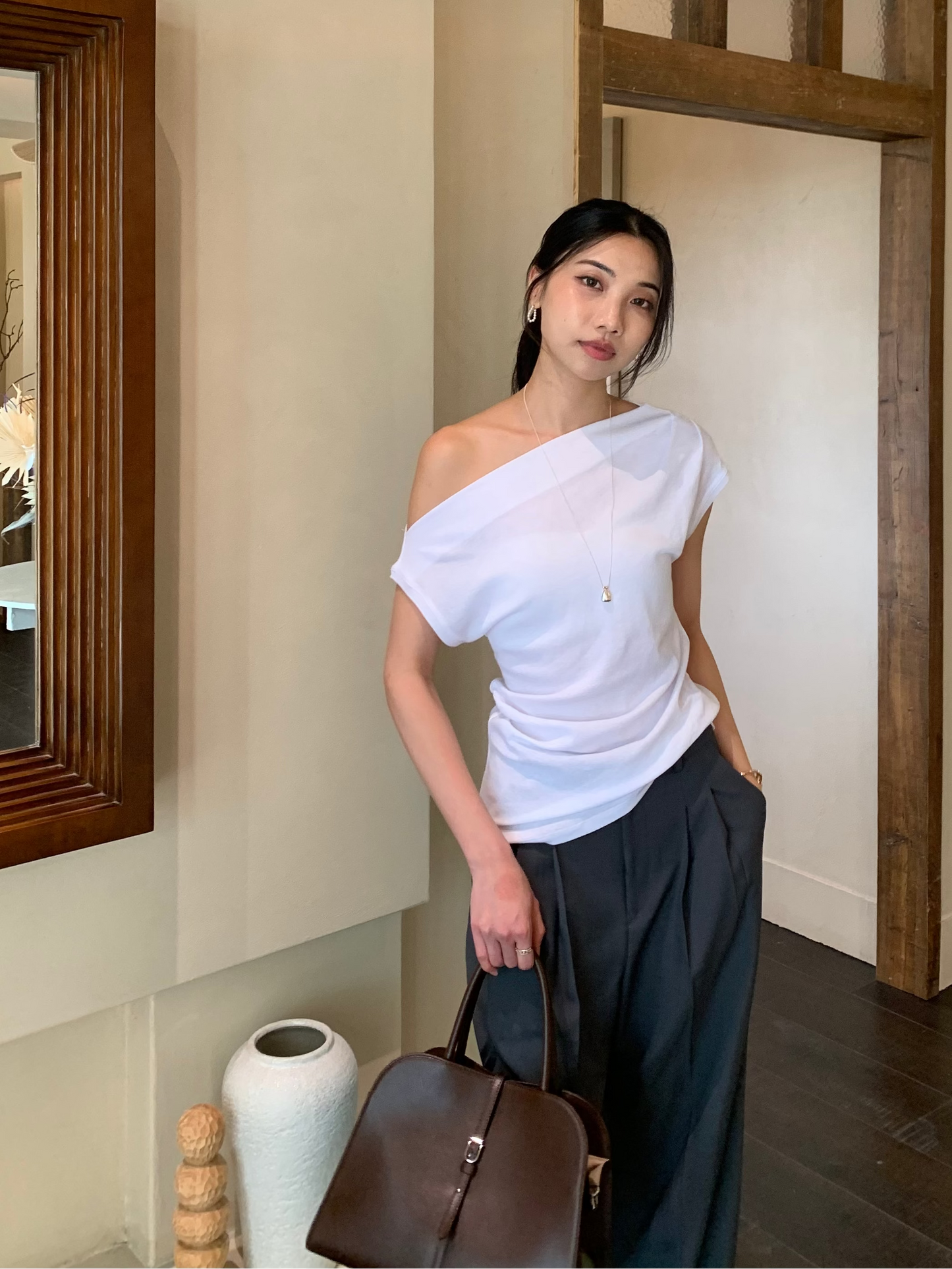 𝐉𝐮𝐧 【夏日百搭款】 Soft Angle Top
