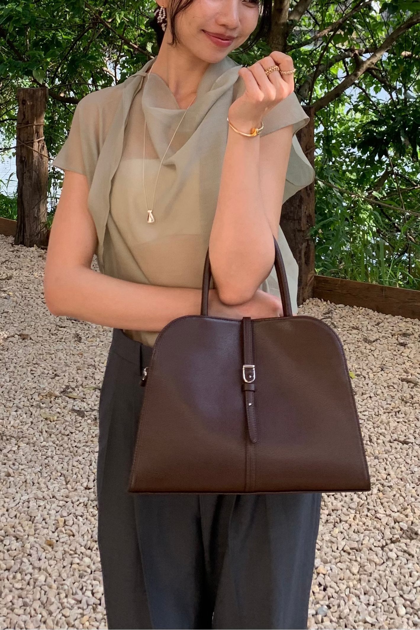 𝐉𝐮𝐧 Cowl Drape Top