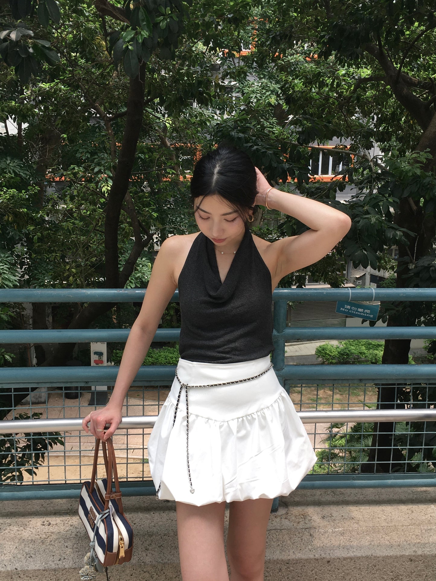 𝐀𝐩𝐫✨ Drape Halter Top