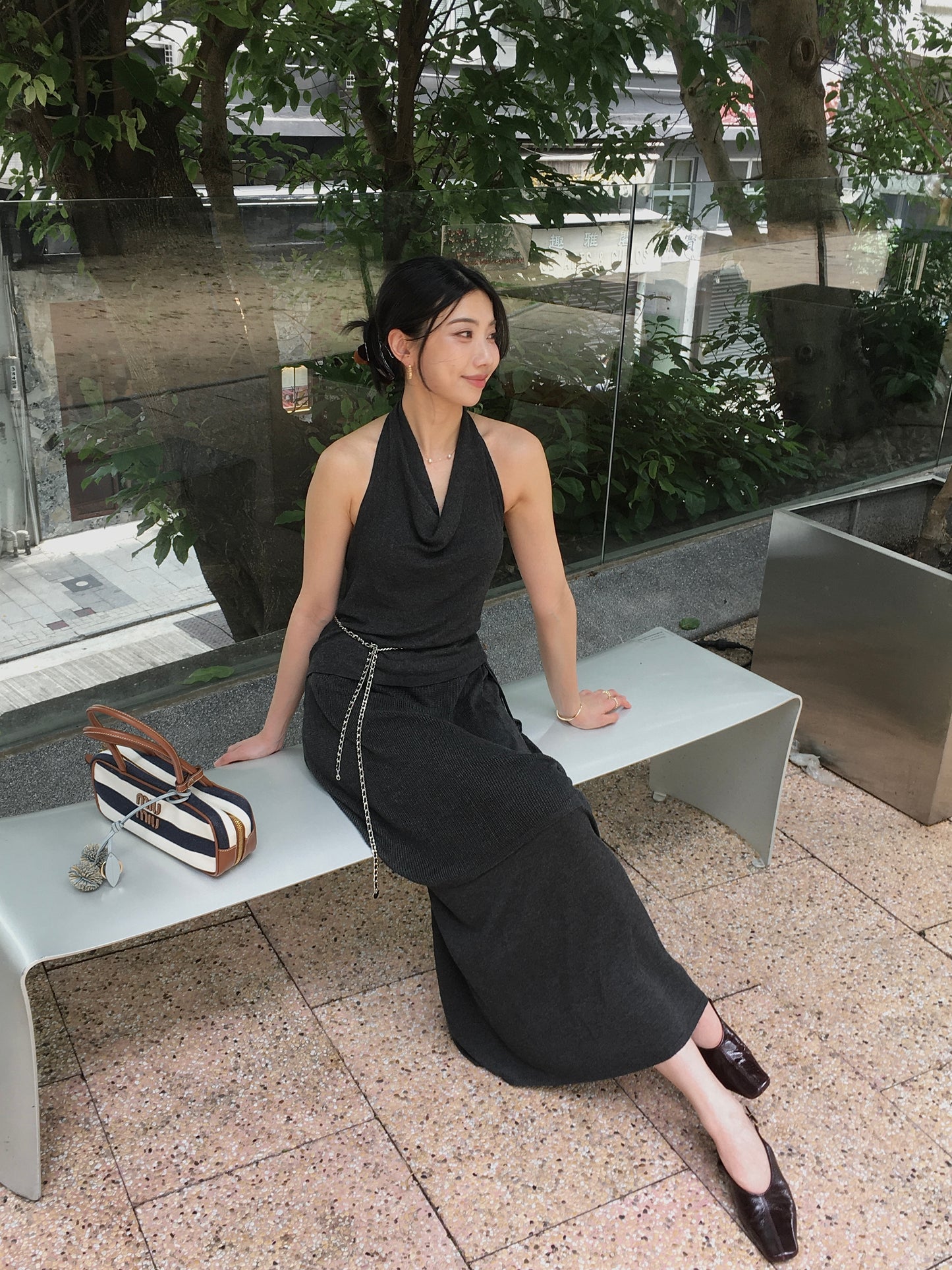 𝐀𝐩𝐫✨ Flow Line Maxi Skirt