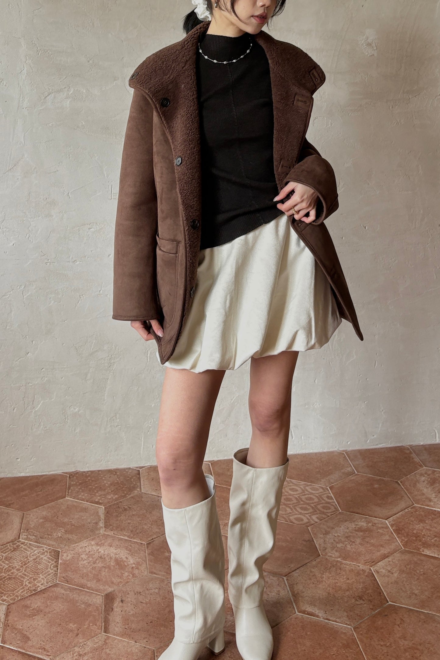 𝐍𝐨𝐯🇰🇷 Dual-Side Fleece Coat ᵇᵉˢᵗ ⁱᵗᵉᵐ