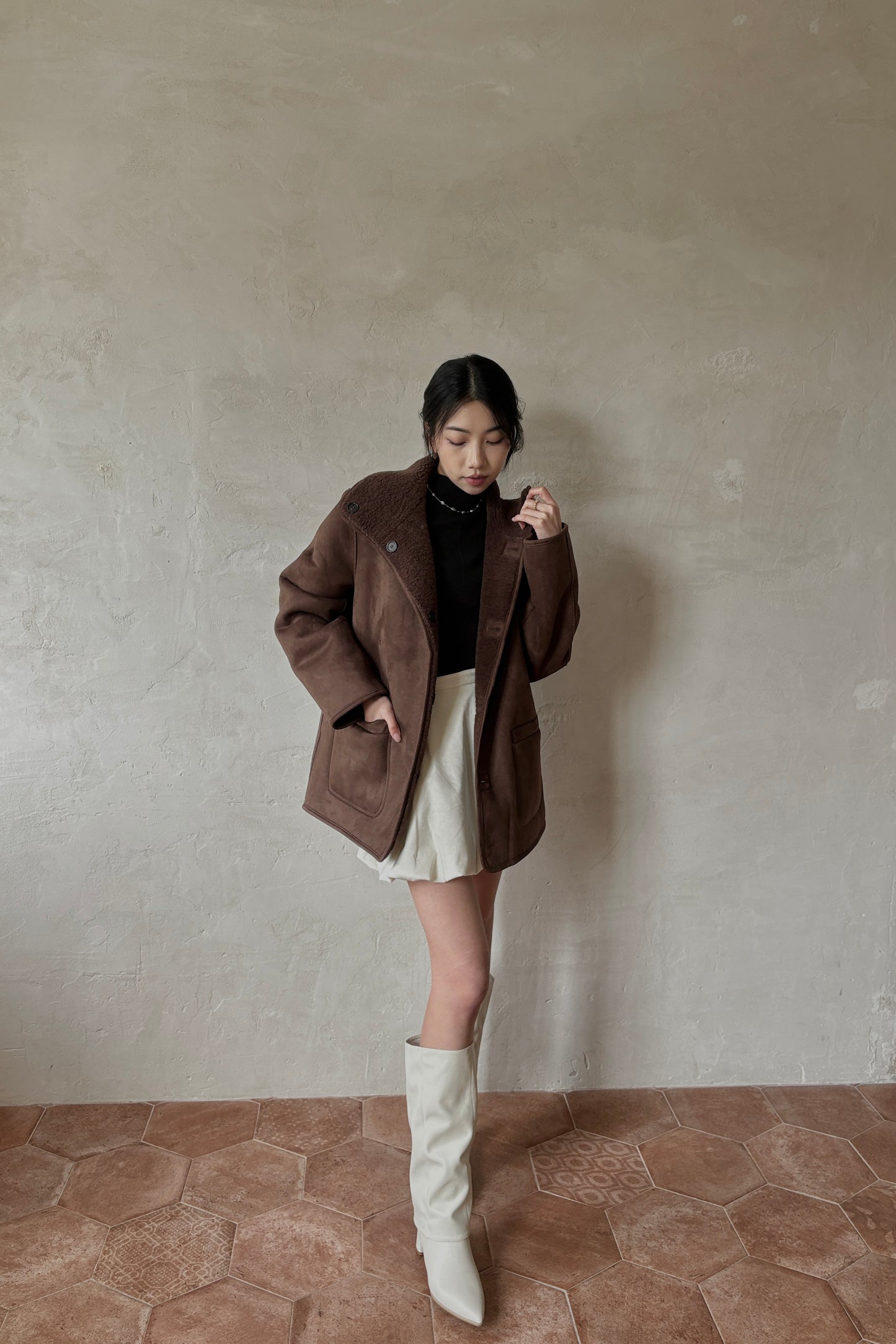 𝐍𝐨𝐯🇰🇷 Dual-Side Fleece Coat ᵇᵉˢᵗ ⁱᵗᵉᵐ