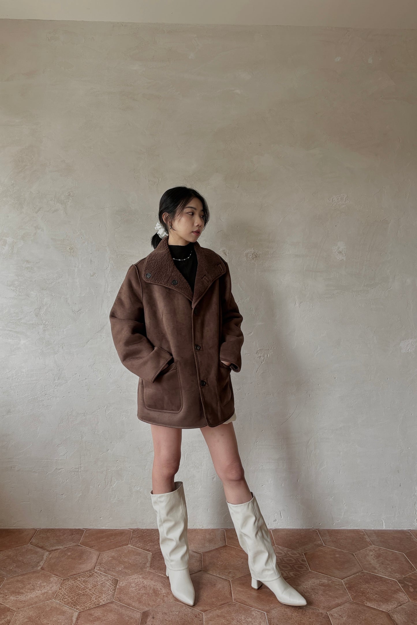 𝐍𝐨𝐯🇰🇷 Dual-Side Fleece Coat ᵇᵉˢᵗ ⁱᵗᵉᵐ