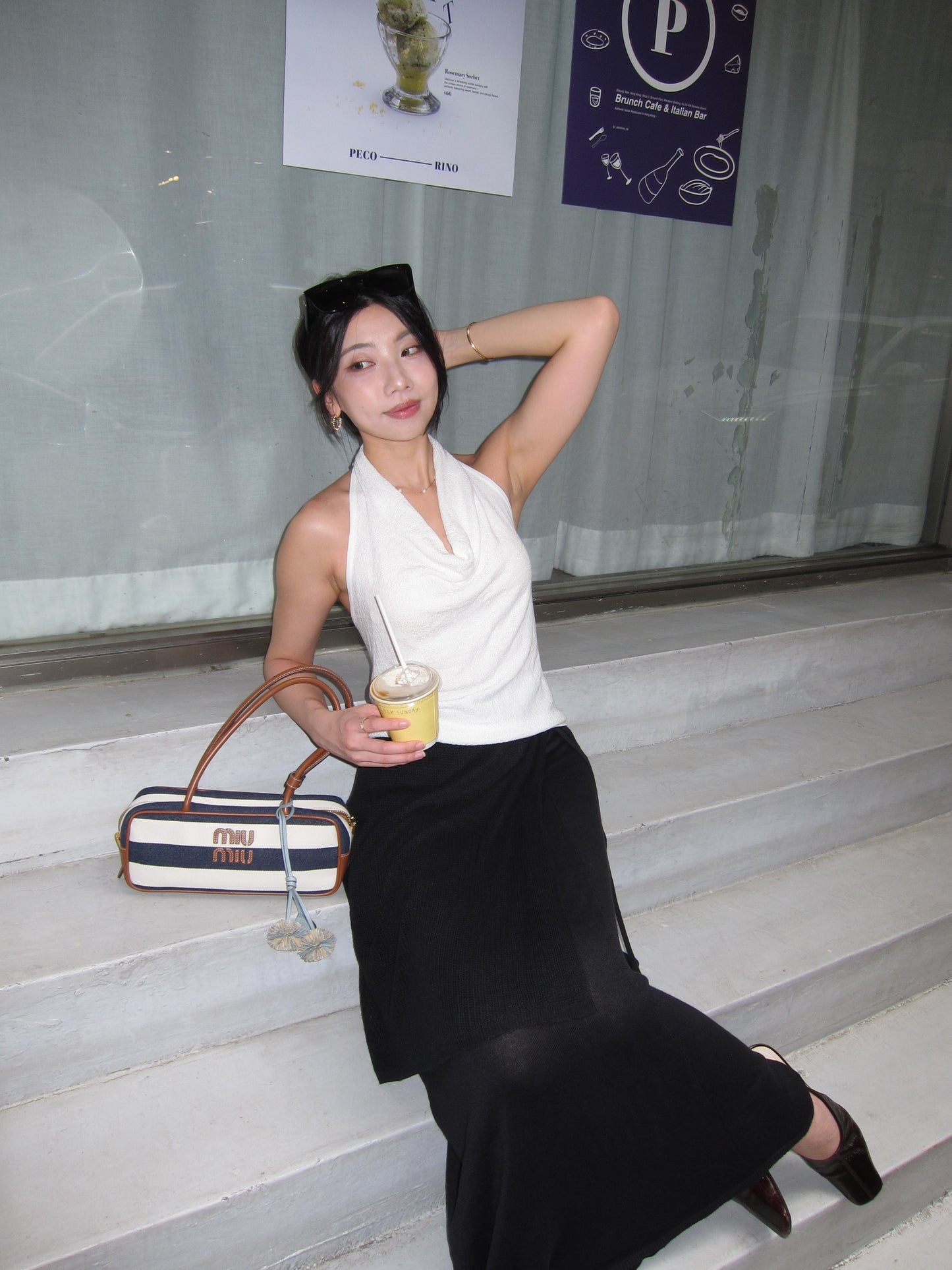 𝐀𝐩𝐫✨ Drape Halter Top