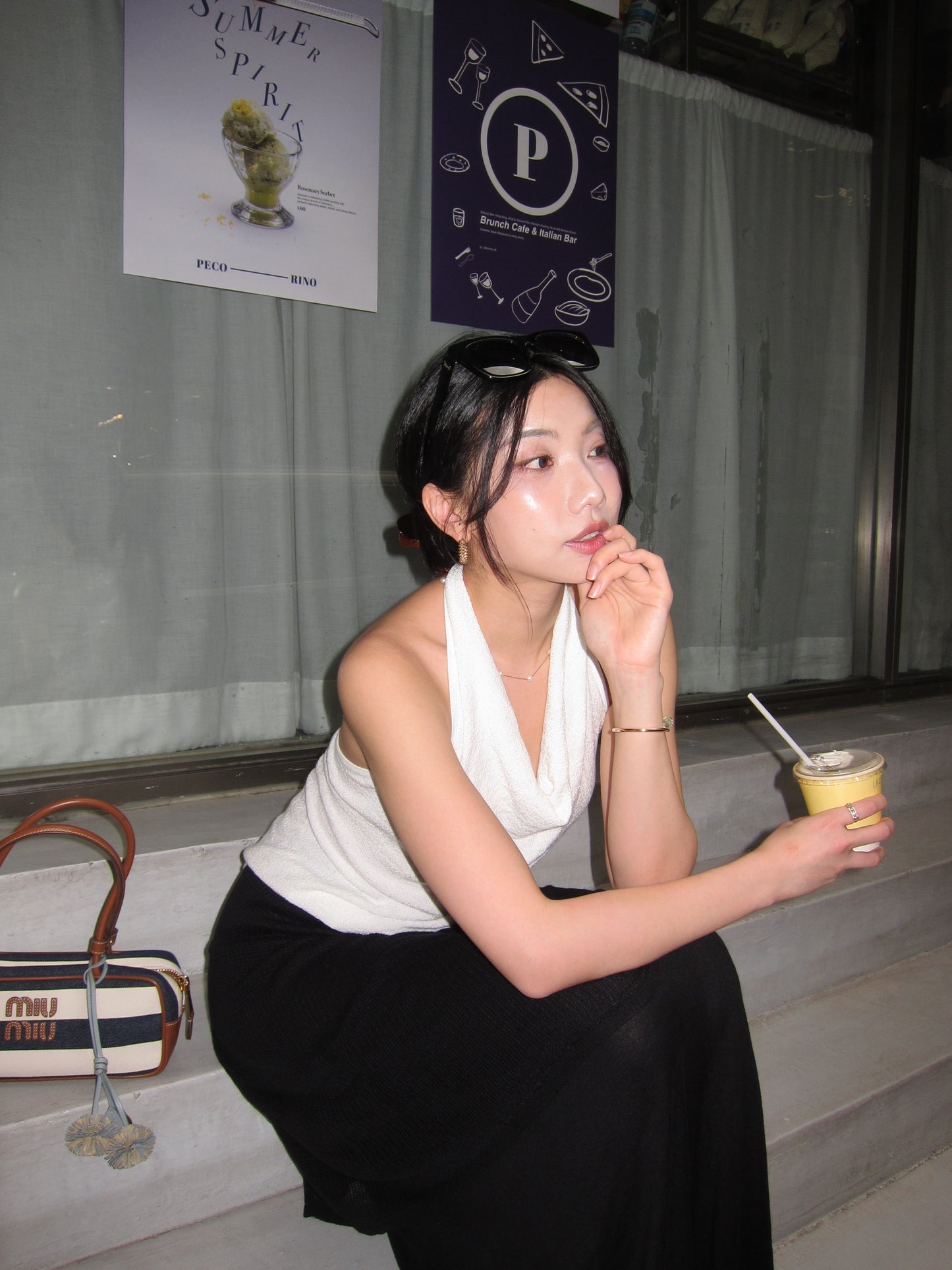 𝐀𝐩𝐫✨ Drape Halter Top