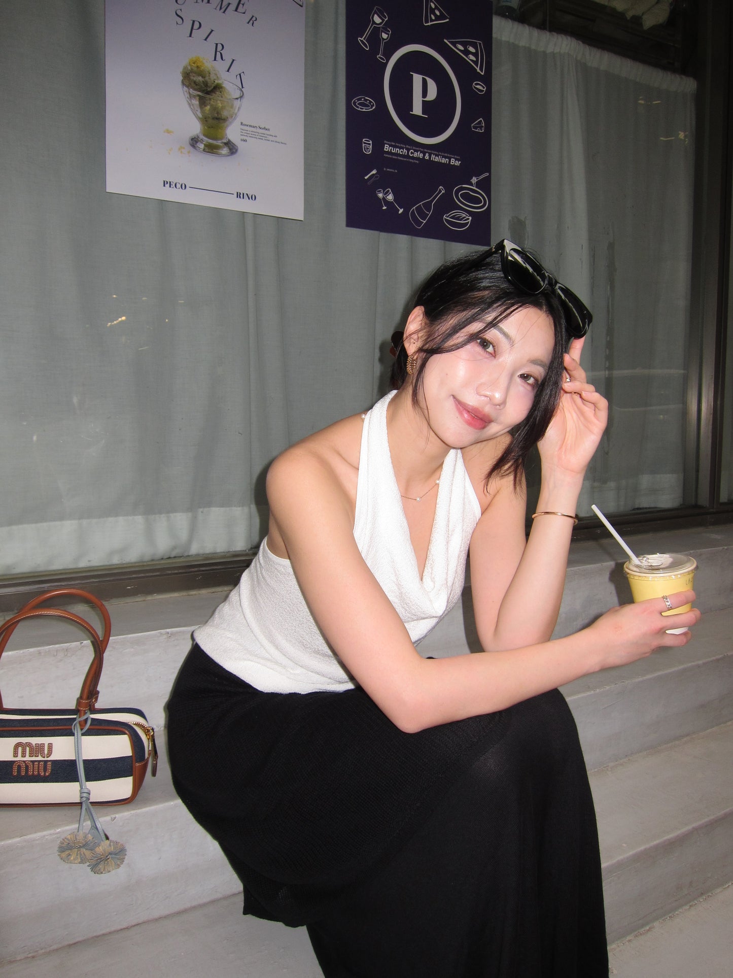 𝐀𝐩𝐫✨ Drape Halter Top