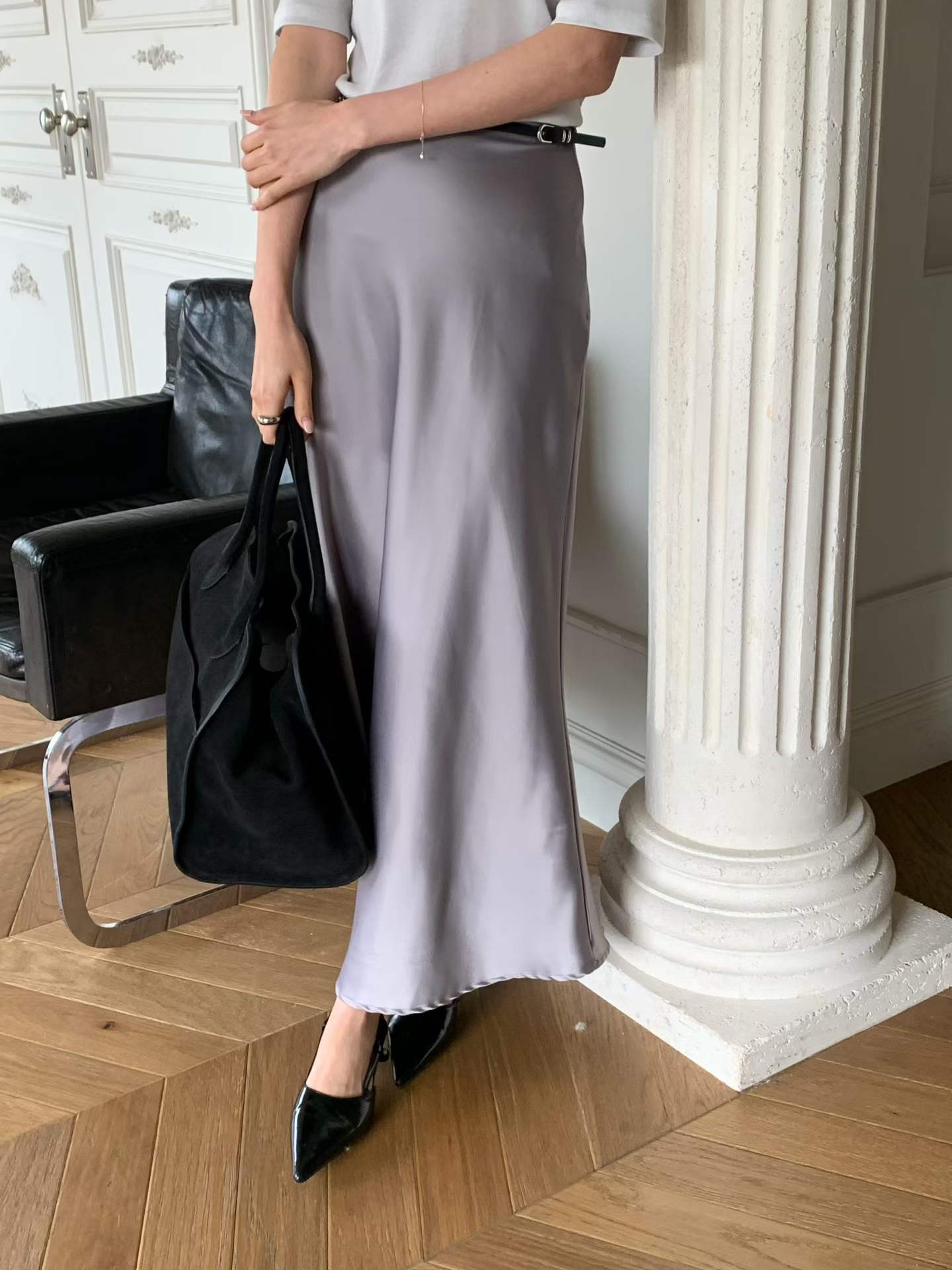 𝐀𝐩𝐫✨ Veil Midi Skirt