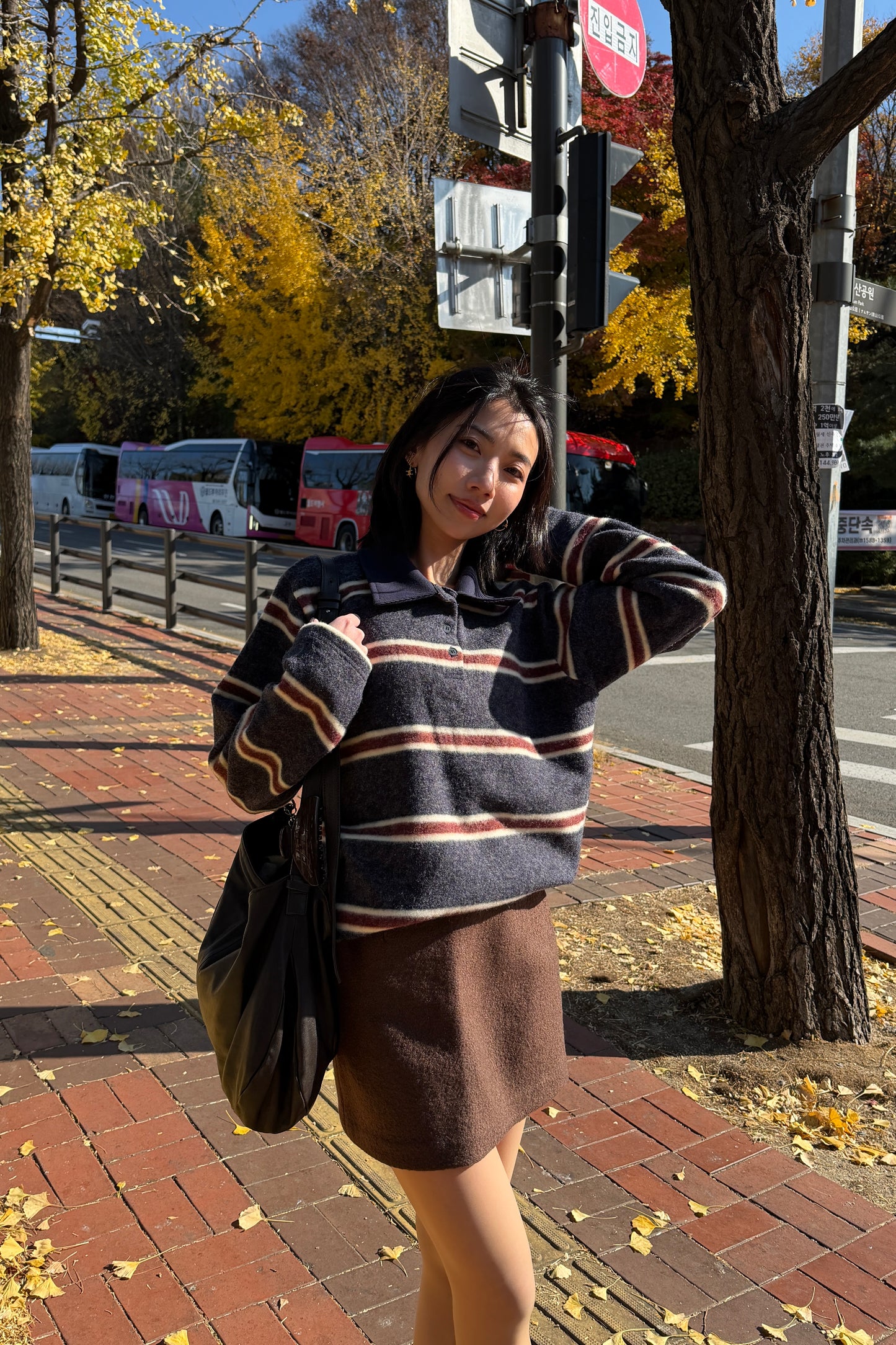 𝐍𝐨𝐯🇰🇷 Soft Wool Blend Polo Knit