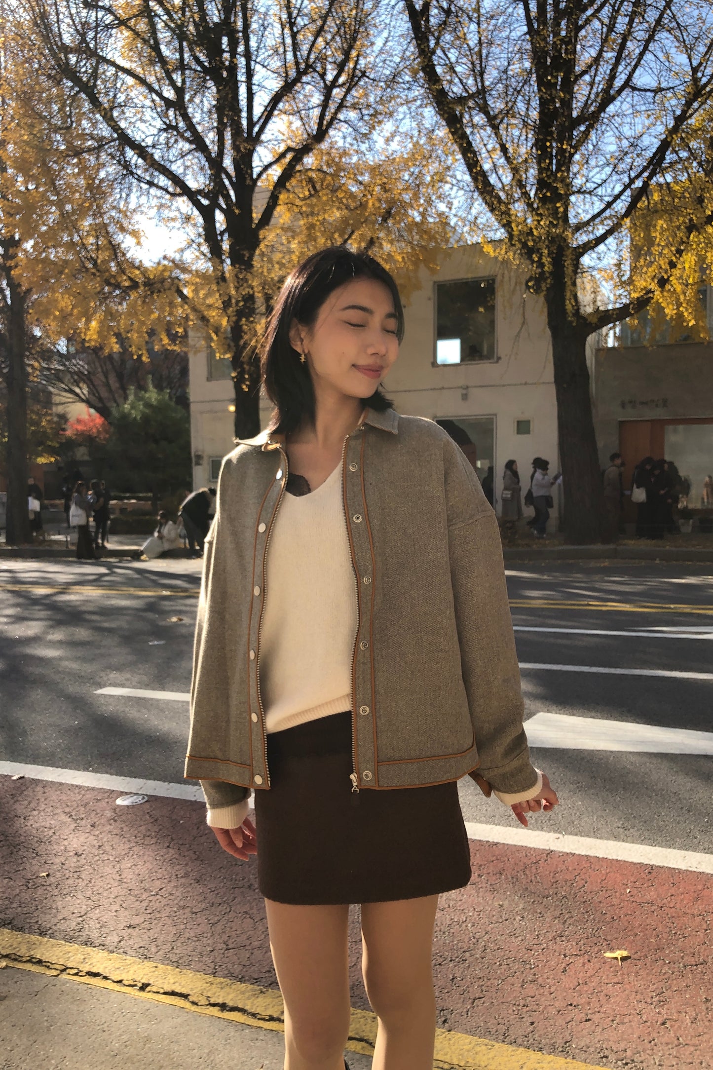 𝐍𝐨𝐯🇰🇷 Outline Piped Coat