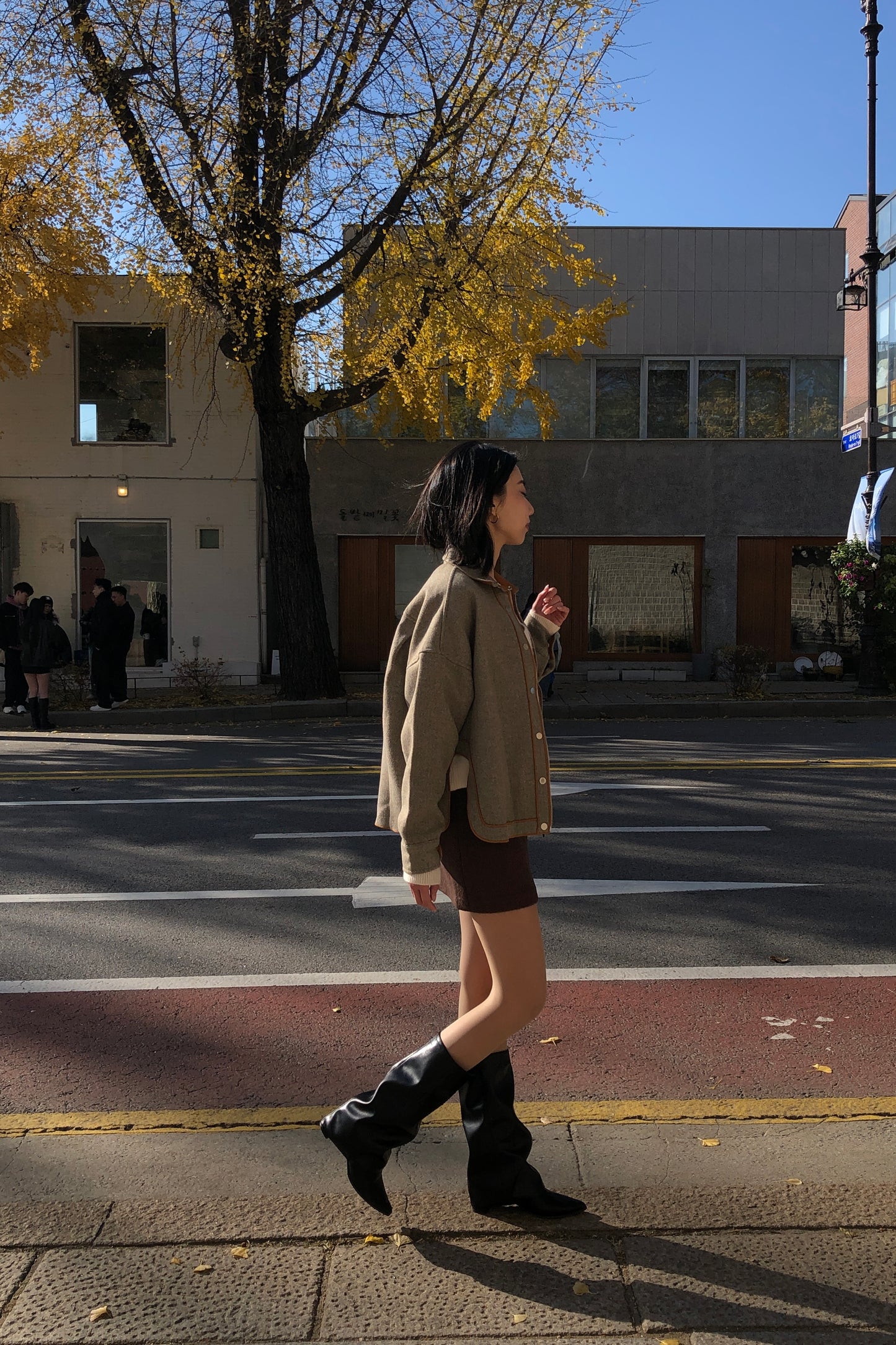 𝐍𝐨𝐯🇰🇷 Outline Piped Coat
