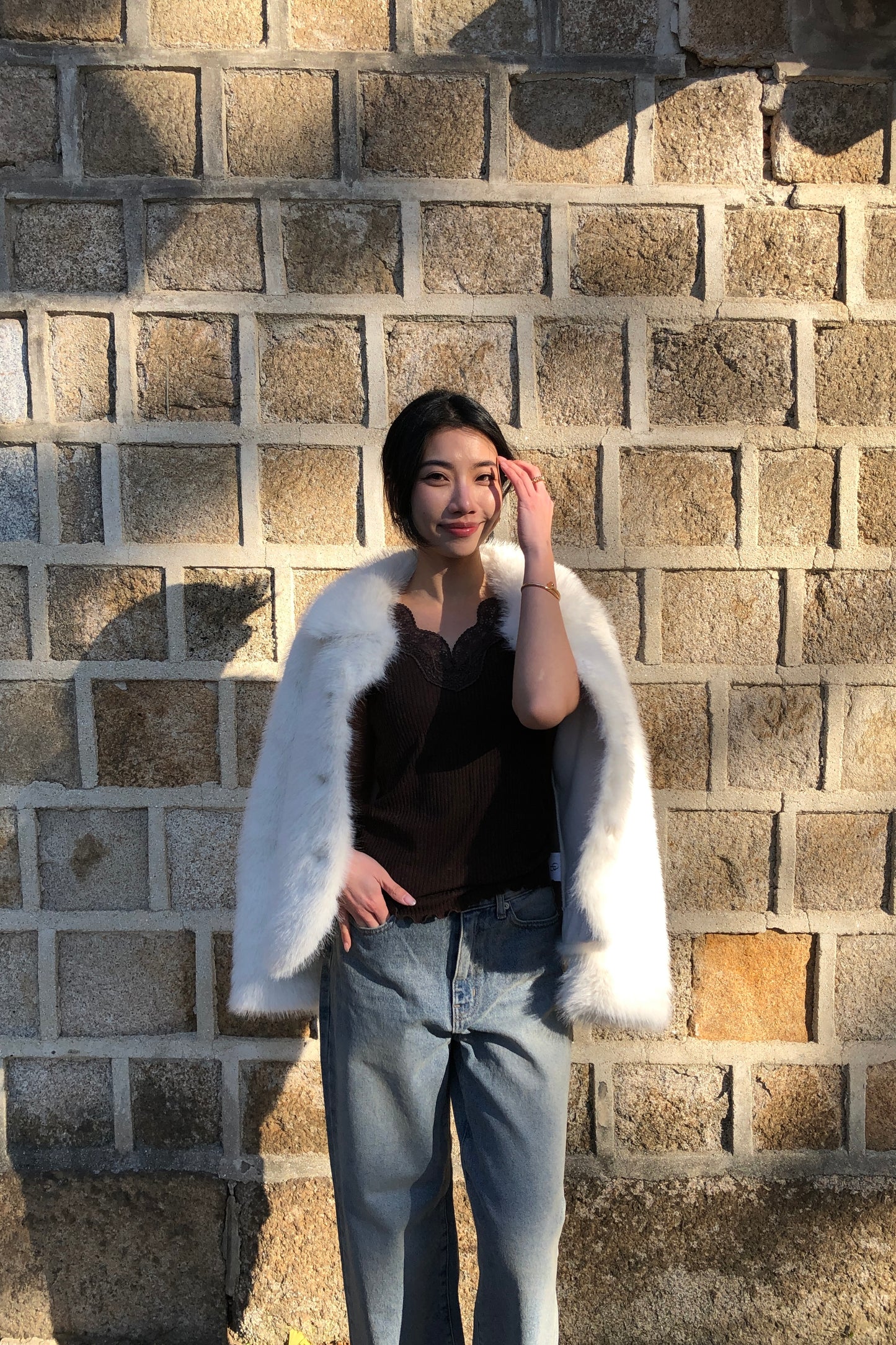 𝐍𝐨𝐯🇰🇷 Lace Trim Top