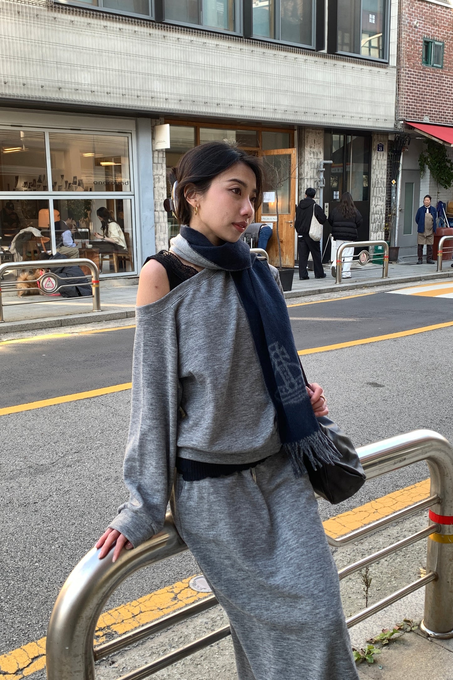 𝐍𝐨𝐯 Off-shoulder Lounge Set 【機場套裝】