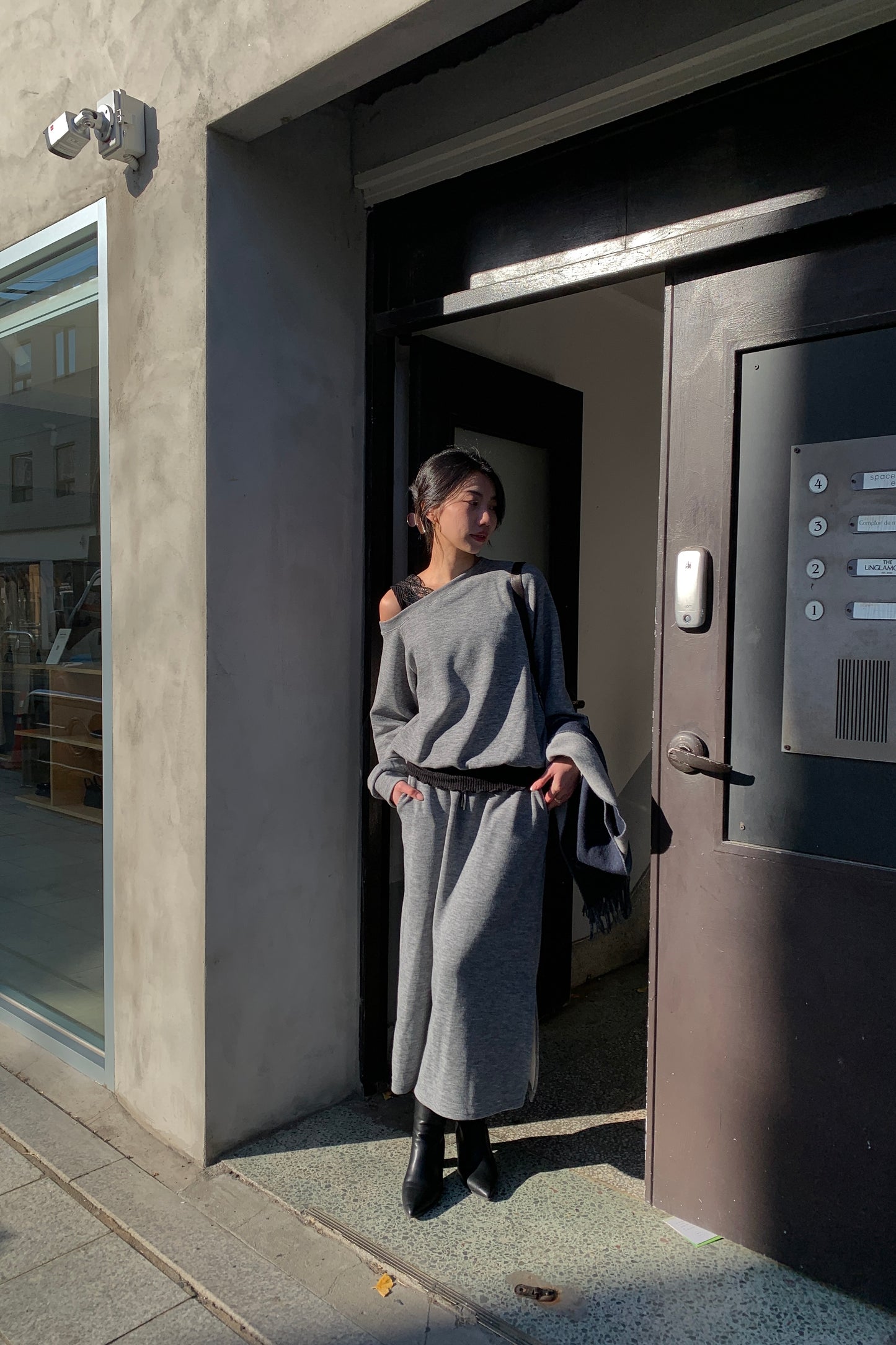 𝐍𝐨𝐯 Off-shoulder Lounge Set 【機場套裝】