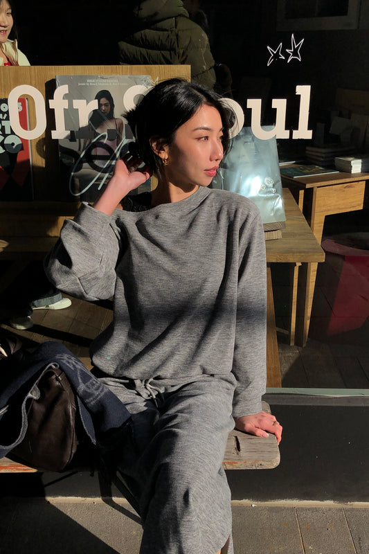 𝐍𝐨𝐯 Off-shoulder Lounge Set 【機場套裝】