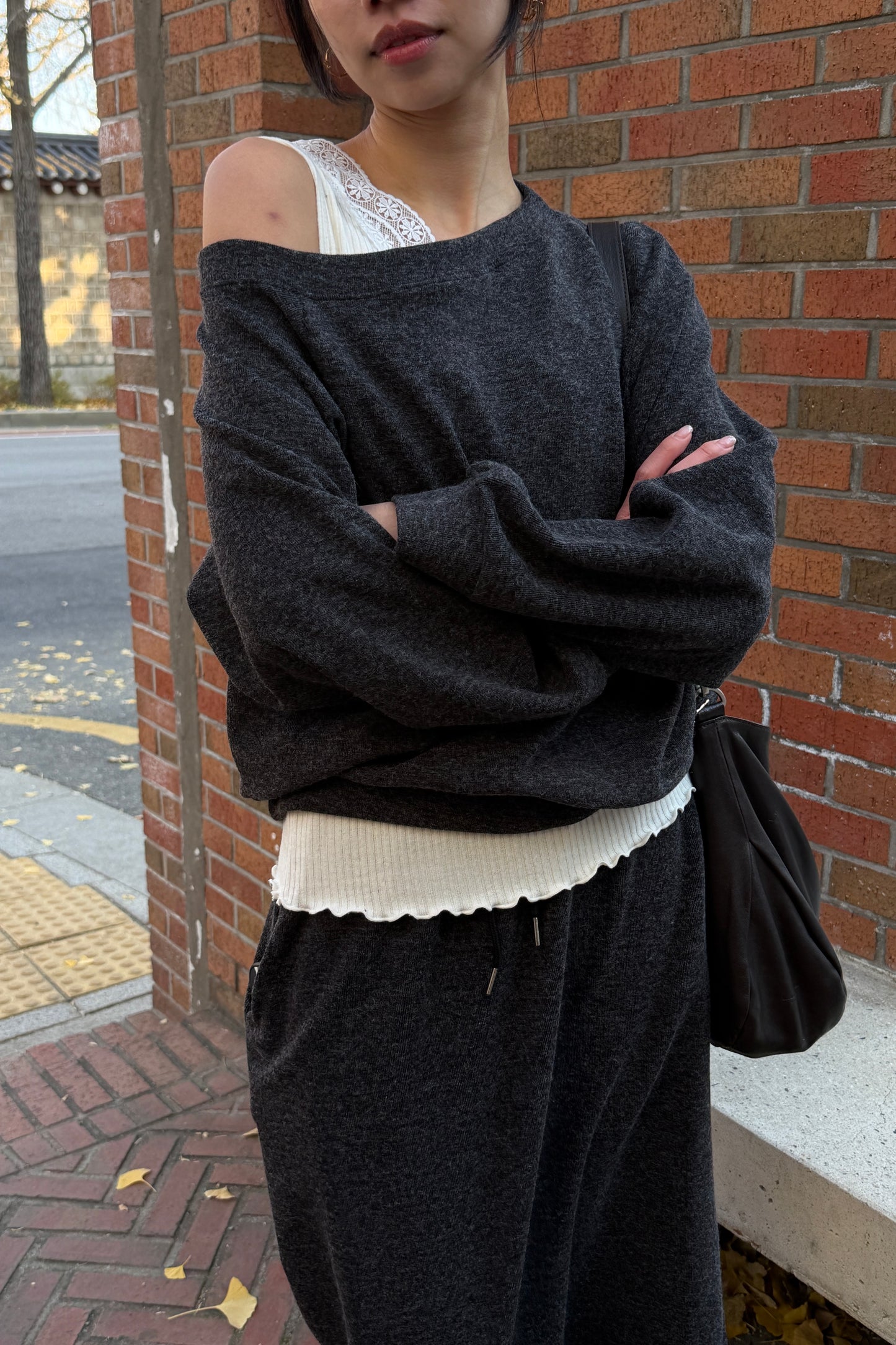 𝐍𝐨𝐯 Off-shoulder Lounge Set 【機場套裝】