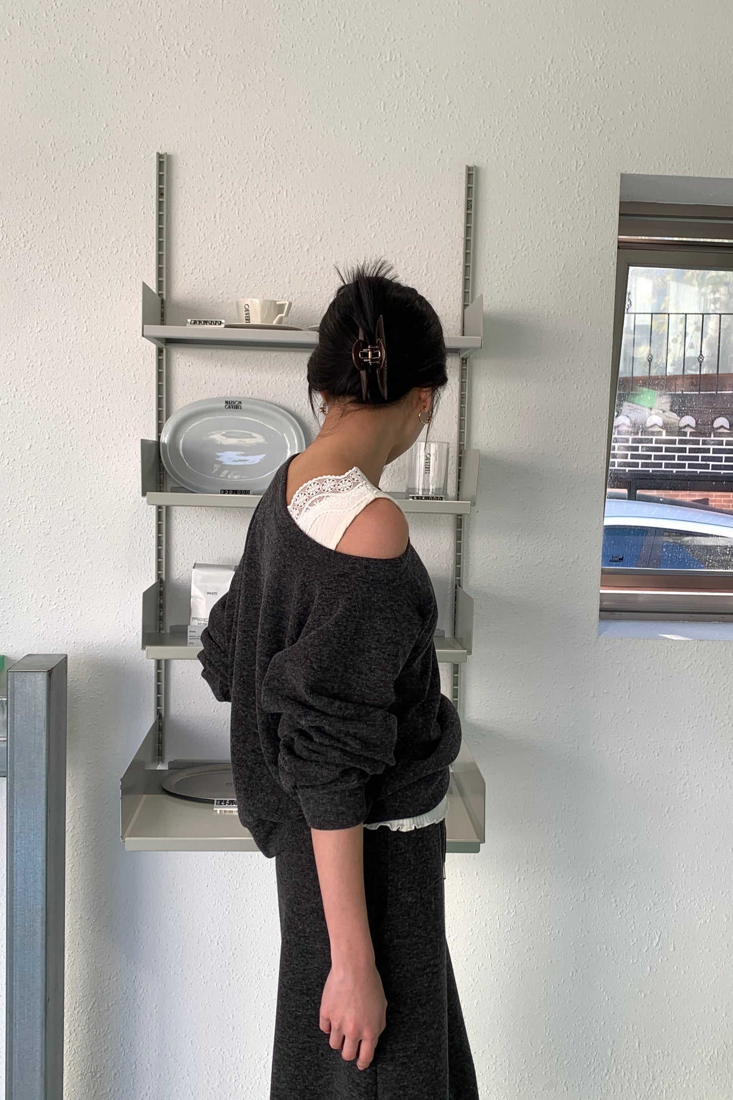 𝐍𝐨𝐯 Off-shoulder Lounge Set 【機場套裝】