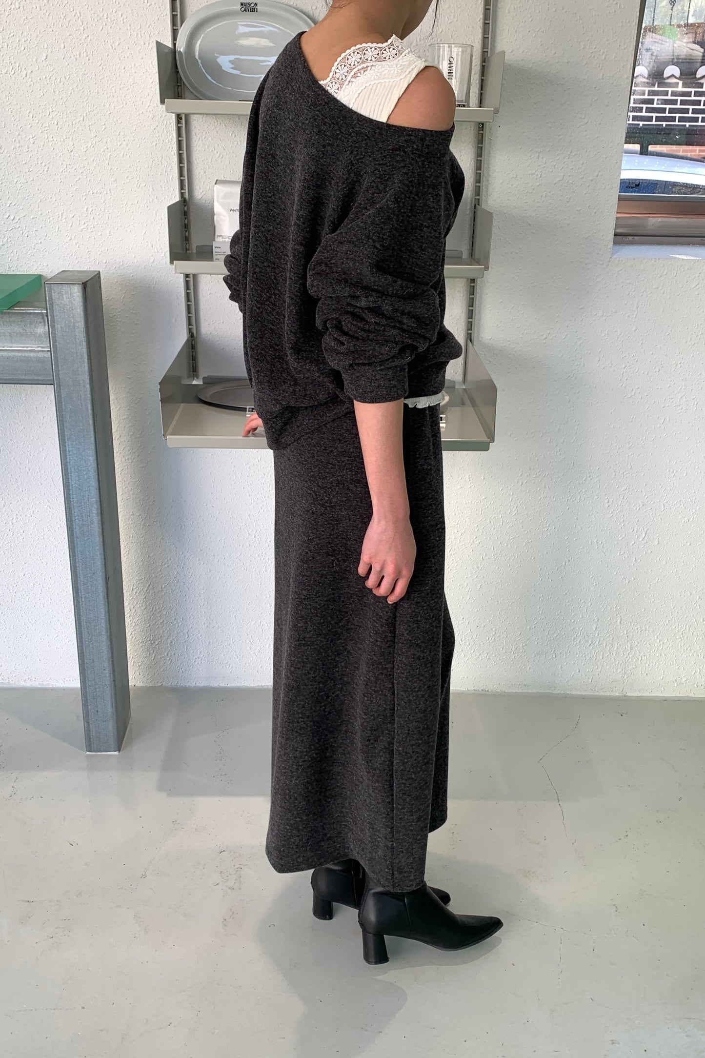 𝐍𝐨𝐯 Off-shoulder Lounge Set 【機場套裝】