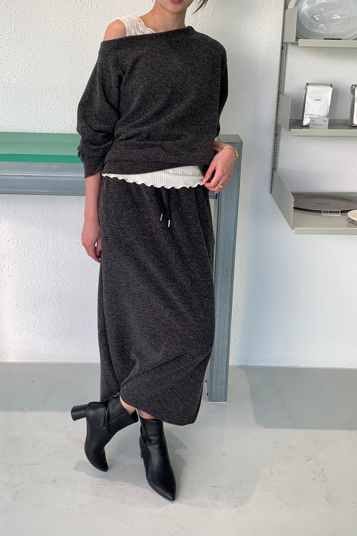 𝐍𝐨𝐯 Off-shoulder Lounge Set 【機場套裝】