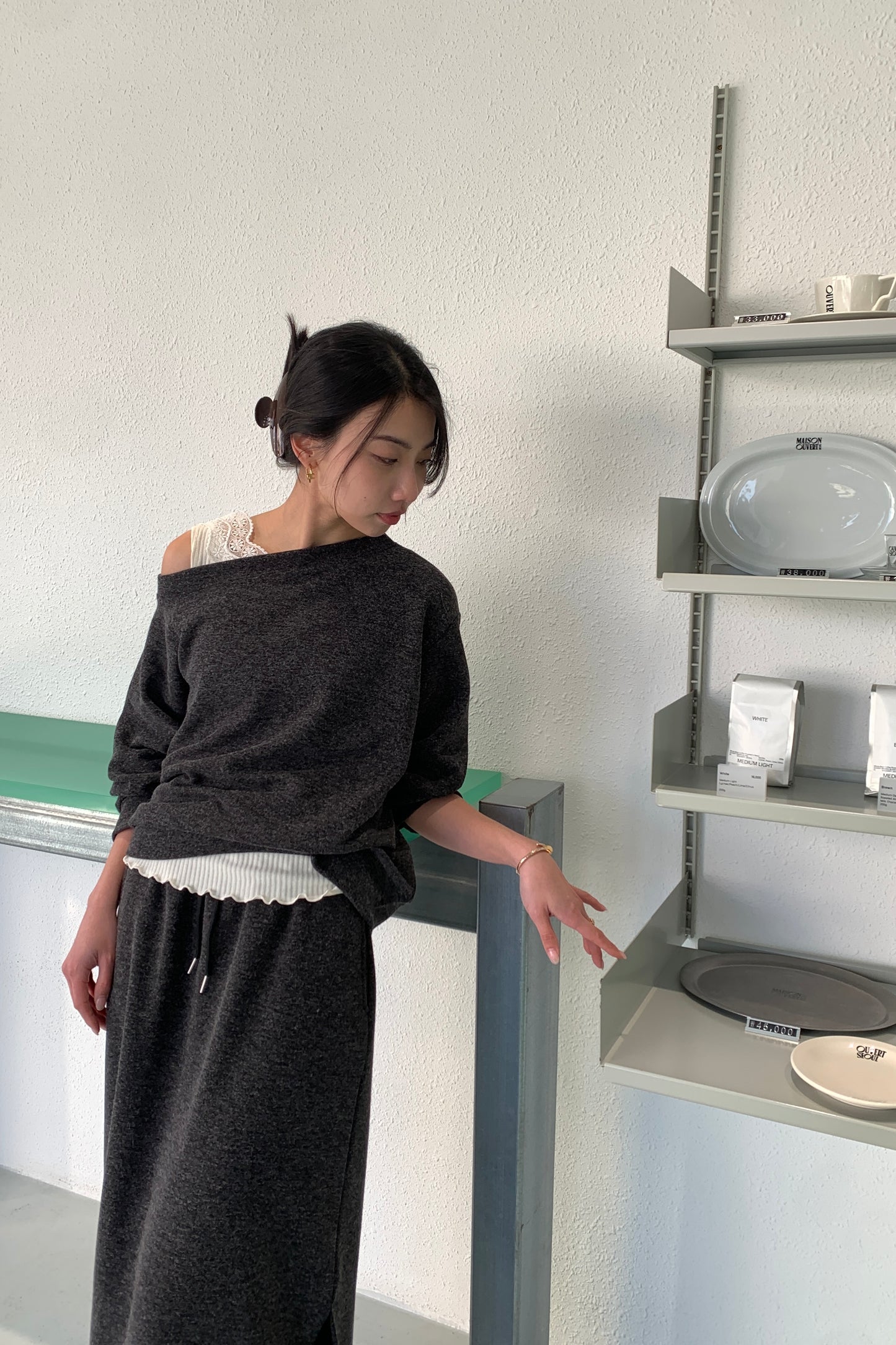 𝐍𝐨𝐯🇰🇷 Lace Trim Top