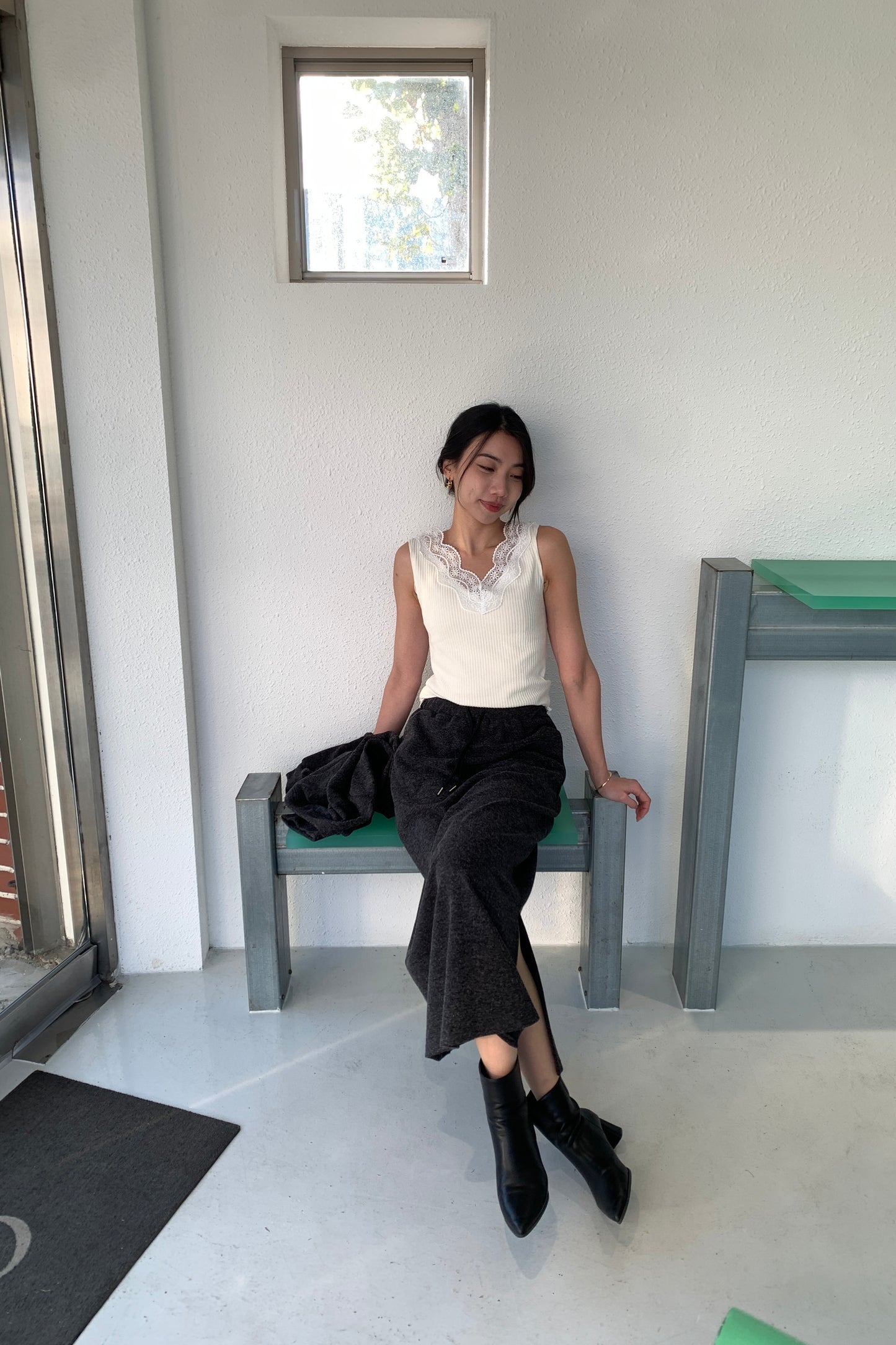 𝐍𝐨𝐯🇰🇷 Lace Trim Top