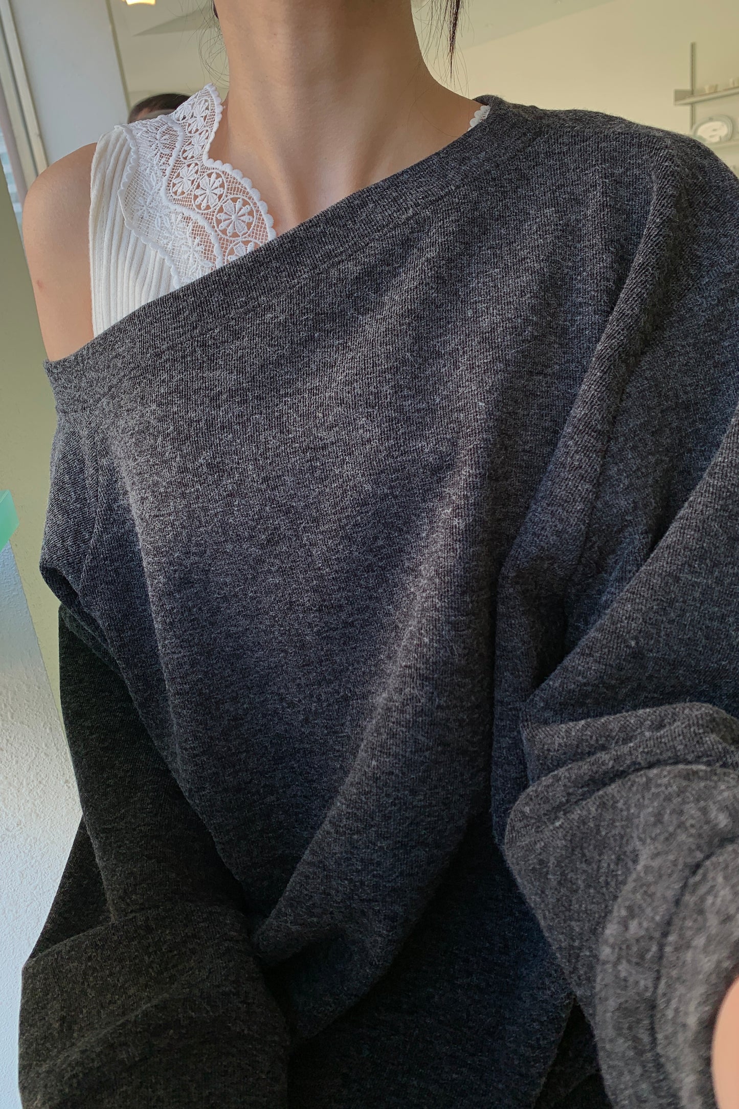 𝐍𝐨𝐯 Off-shoulder Lounge Set 【機場套裝】